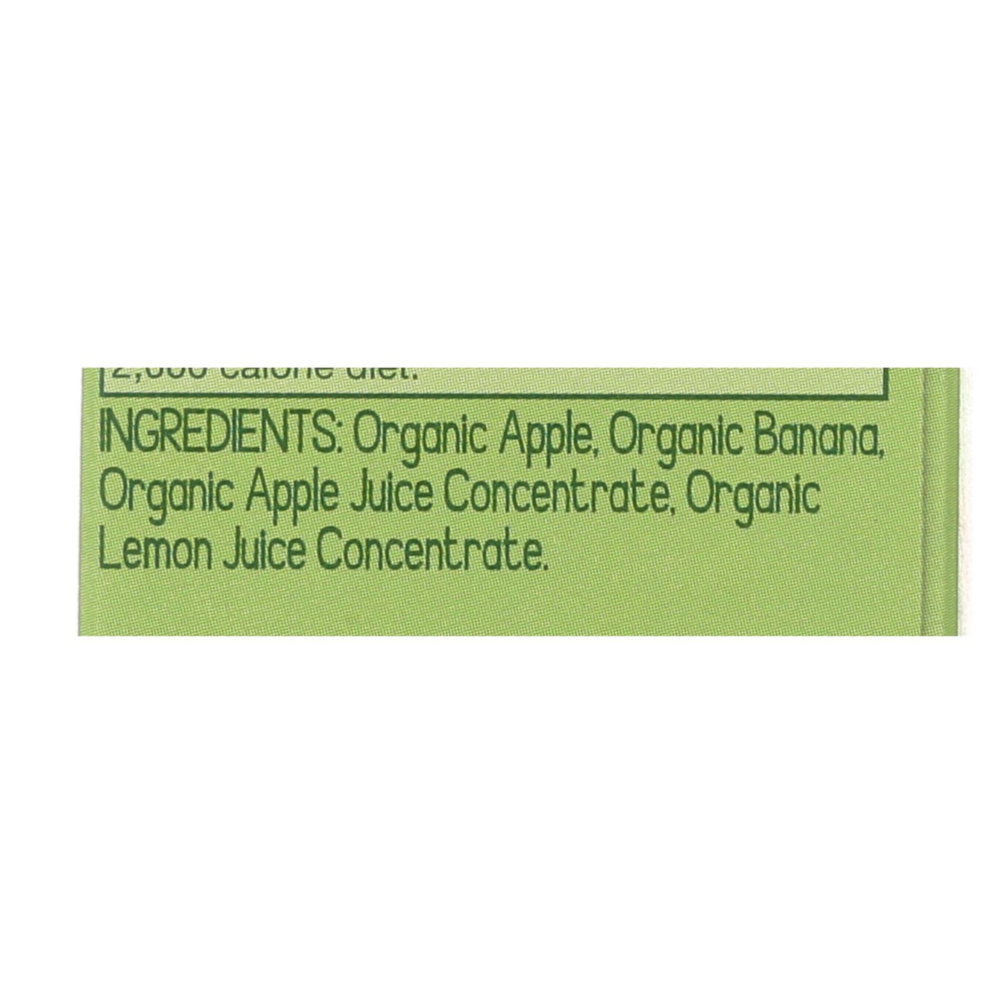 Puré de manzana Gogo Squeeze - Manzana y plátano - Caja de 12 - 3,2 oz.