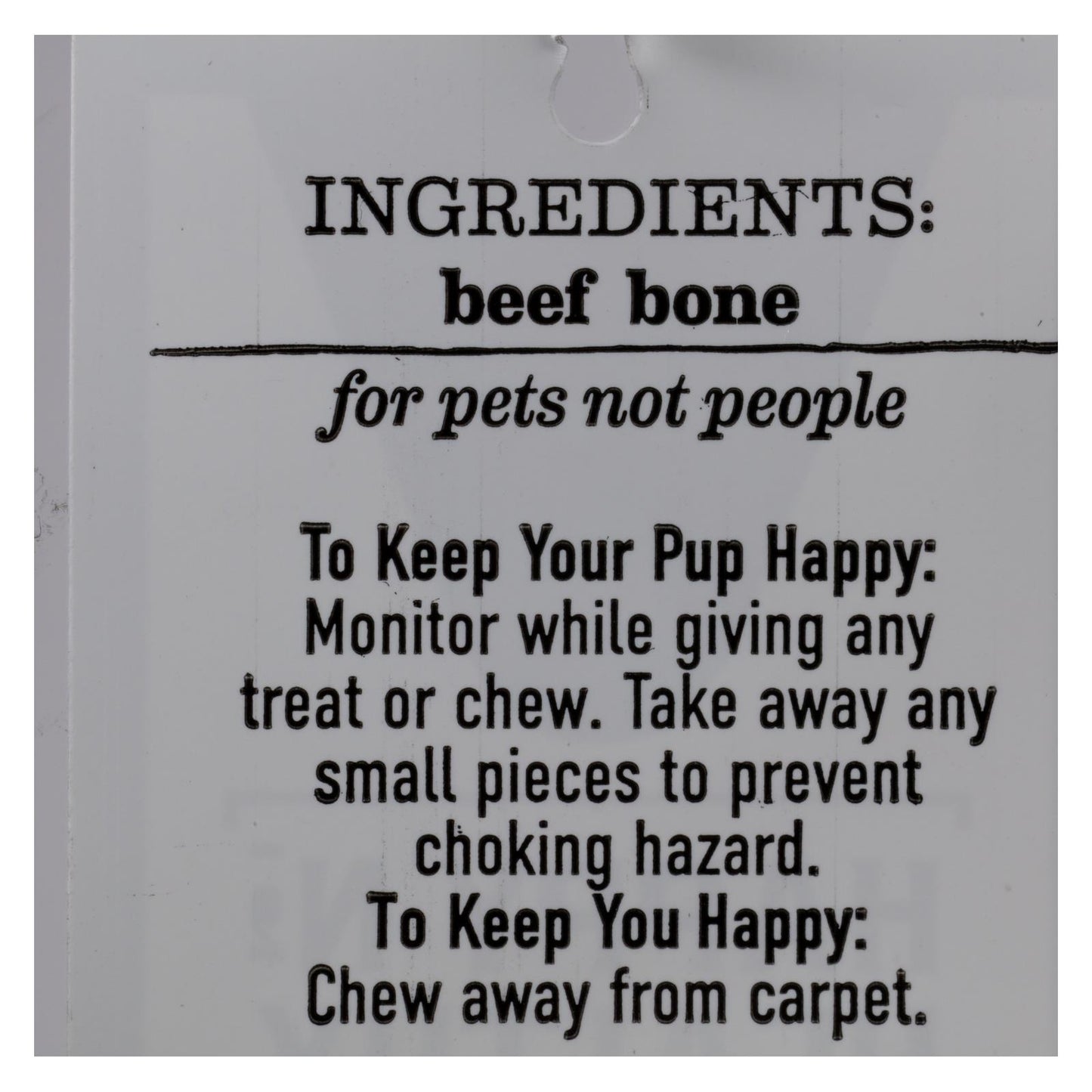 Happy N Healthy Pet - Hueso para perro con costilla de res - Caja de 12 - 1 unidad
