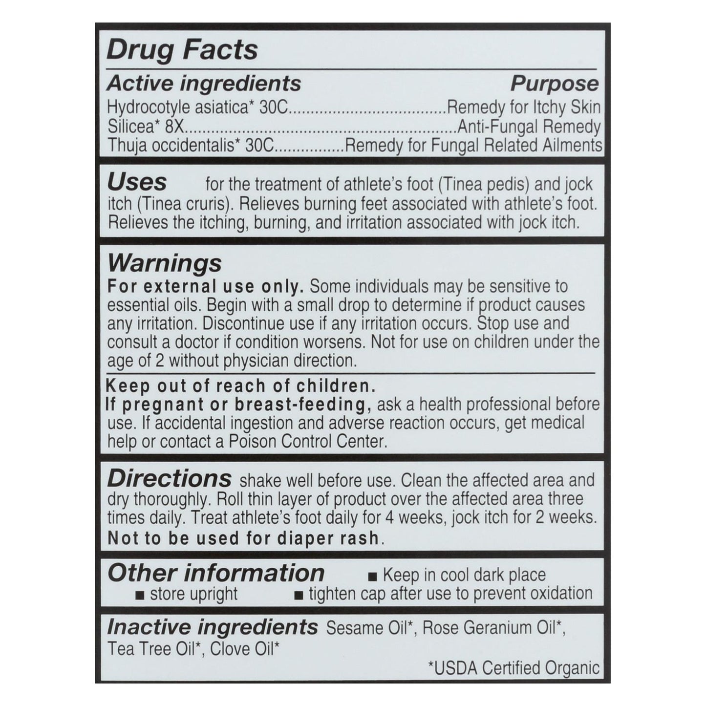 Forces Of Nature - Athletes Foot Antifungal - 1 Each - 4 Ml