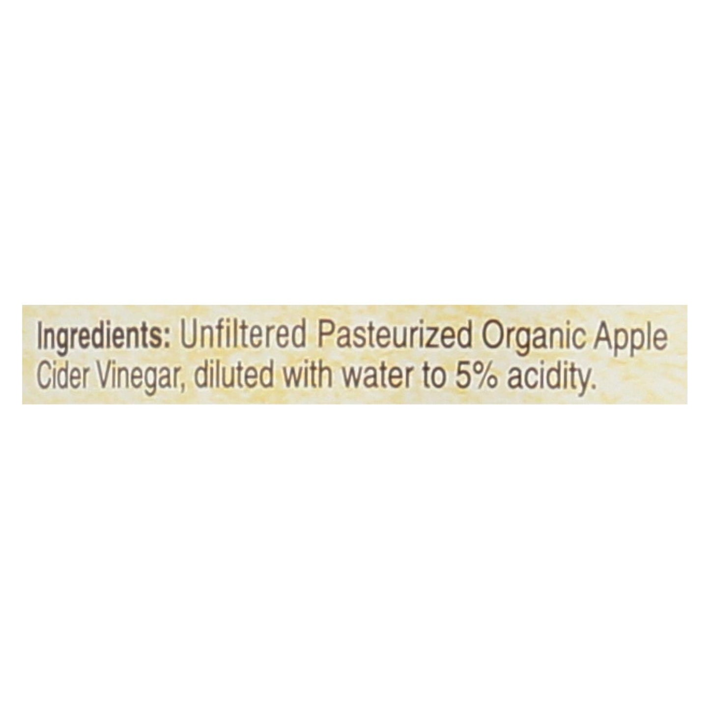 North Coast Organic Unfiltered Apple Cider Vinegar - Case Of 6 - 32 Fz