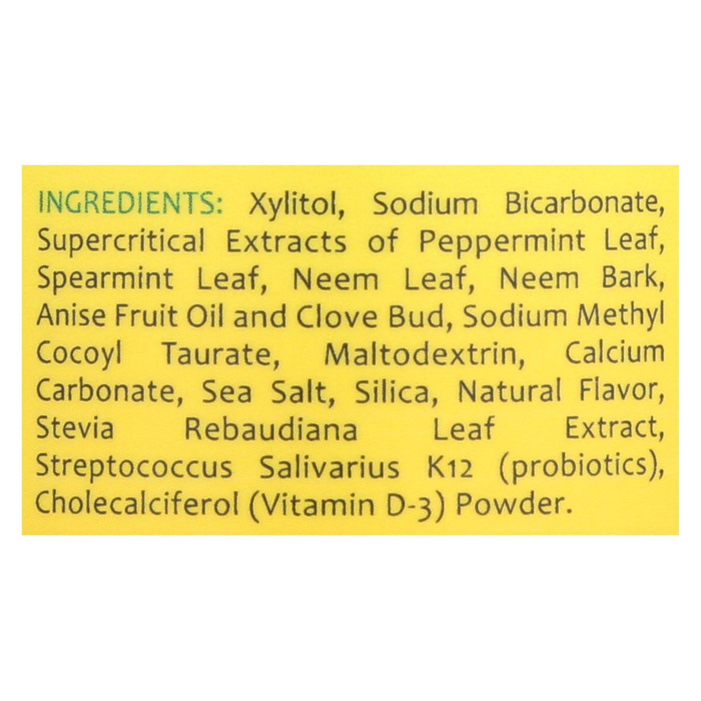 Theraneem Naturals 温和薄荷 Therape 印楝牙齿和牙龈粉 - 各 1 件 - 40 克