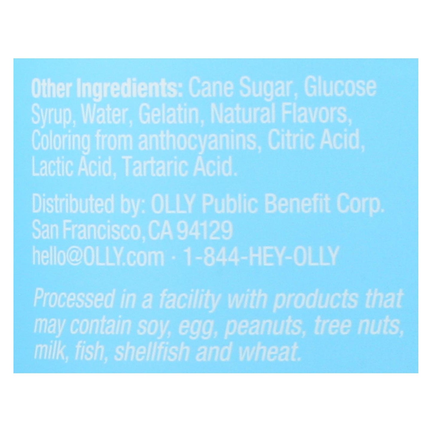 Olly - Multivitamínico infantil con sabor a frutos del bosque, 1 unidad, 70 unidades