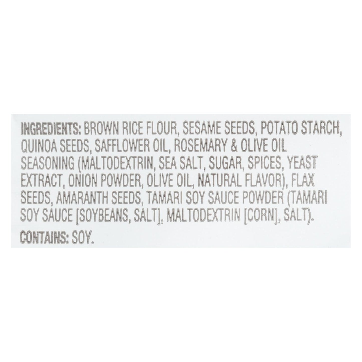 Crunchmaster - Multiseed Crckr Rsmry&olv - Caja de 12 - 4 oz