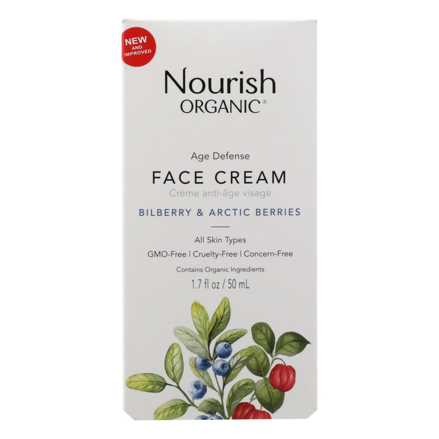 Crema facial Nourish Age Defense, 1 unidad, 1,7 fz