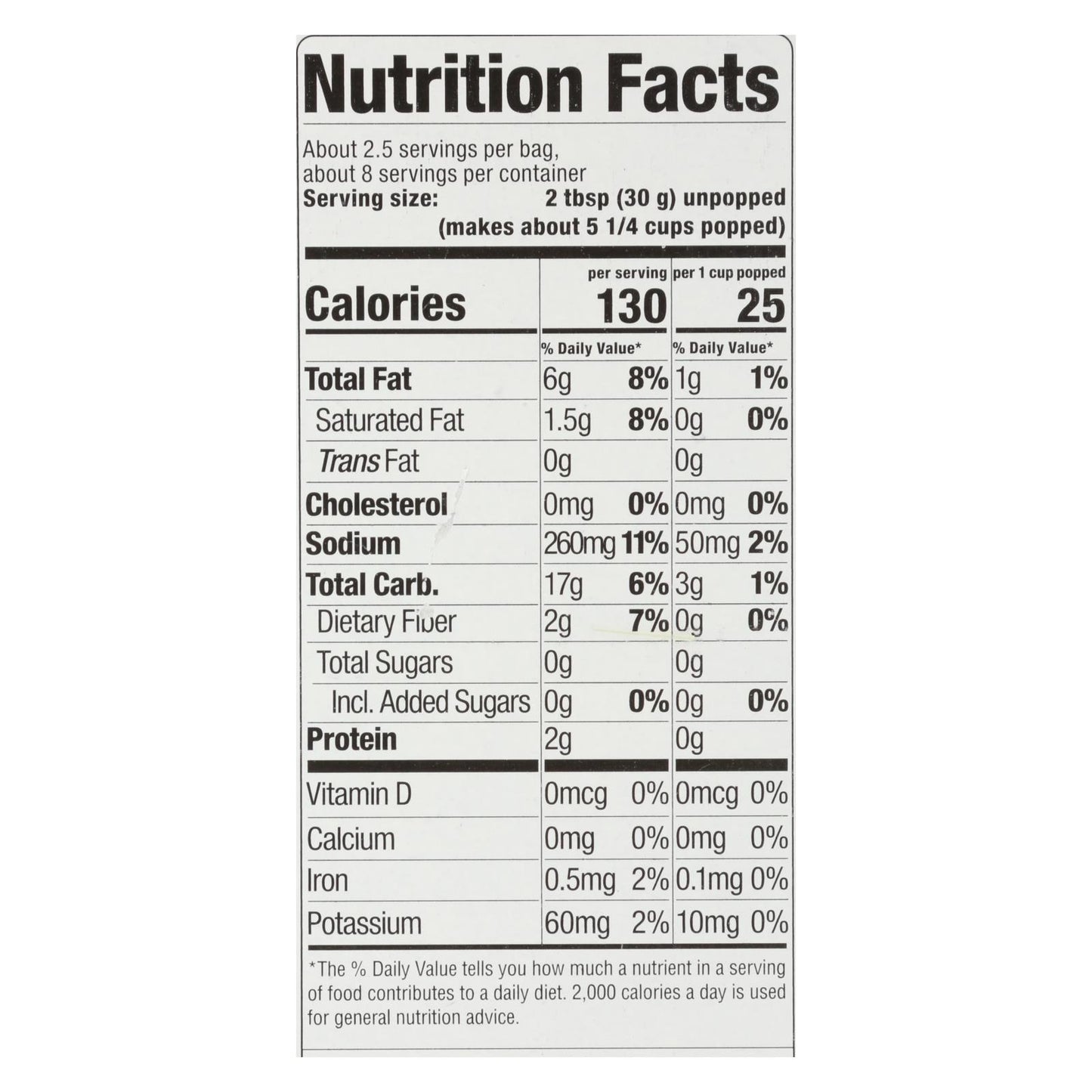 Skinnypop Popcorn - Palomitas de maíz con sal marina, paquete de 3, caja de 12, 3/2,8 oz