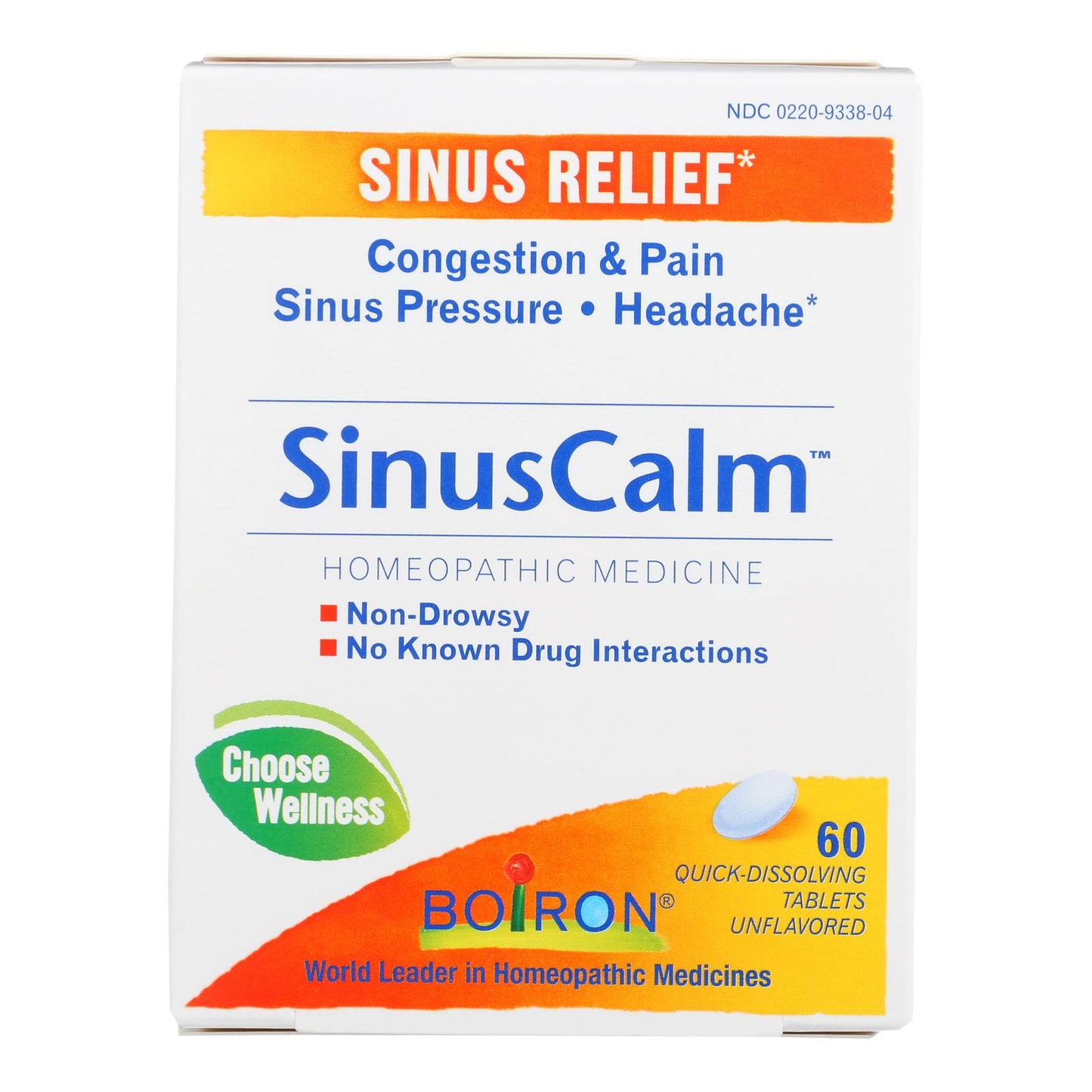 Boiron - Sinus Calm 鼻窦缓解 - 1 片 - 60 片