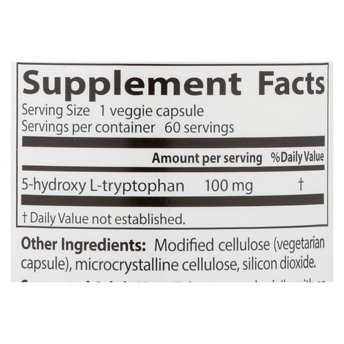 Doctor's Best - 5-HTP 100 mg - 1 unidad - 60 cápsulas