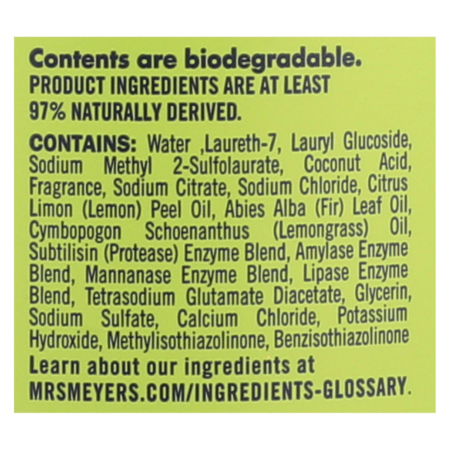 Mrs. Meyer's Clean Day - 2x 洗衣粉 - 柠檬马鞭草 - 6 盒装 - 64 盎司