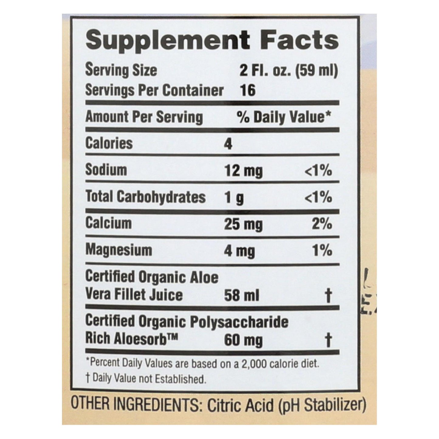 Lily Of The Desert - Jugo de aloe vera - Filete interior - 32 fl oz