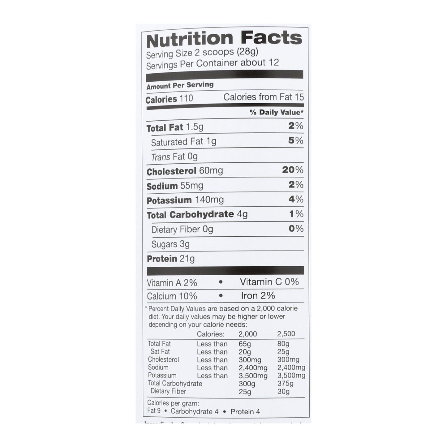 Proteína de suero en polvo Teras - Suero - Orgánico - Vainilla Bourbon - 12 oz