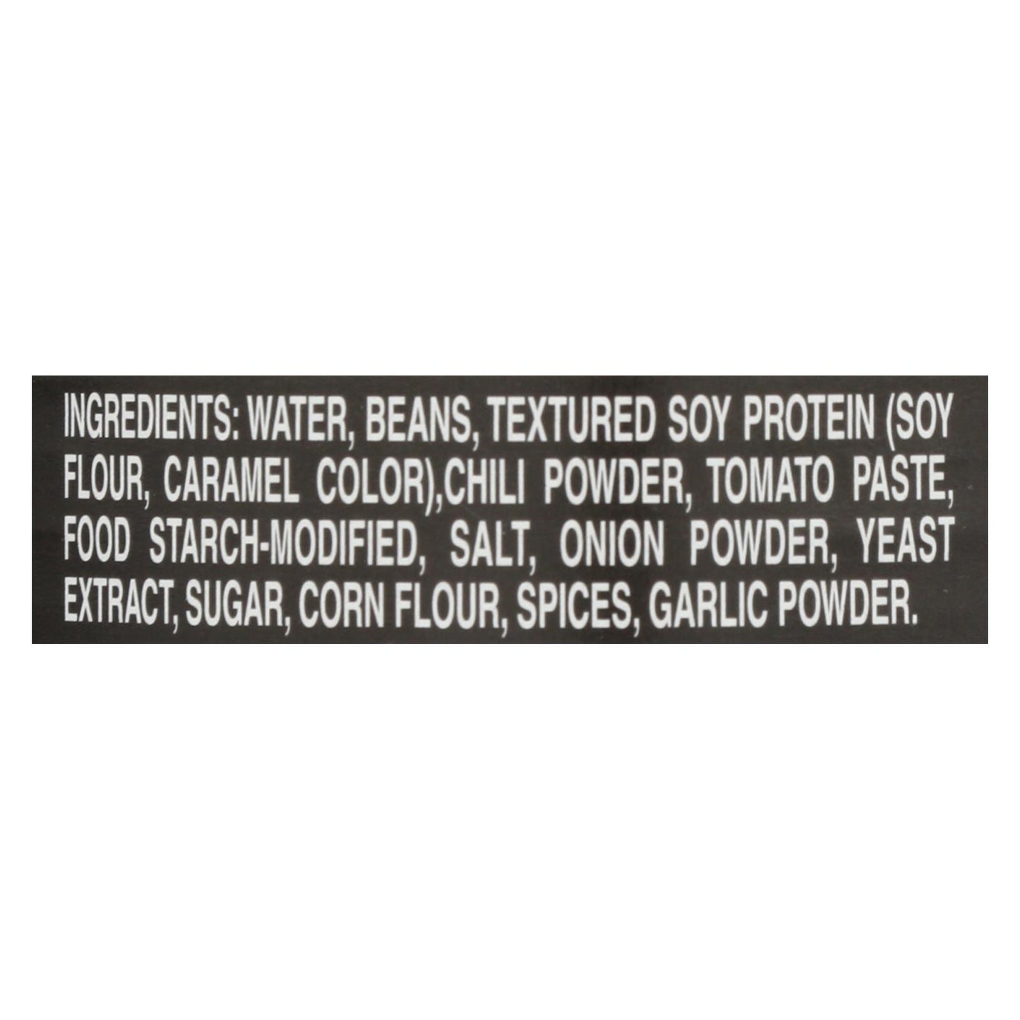 Chili vegetariano con frijoles Chilli Man - Caja de 12 - 15 oz