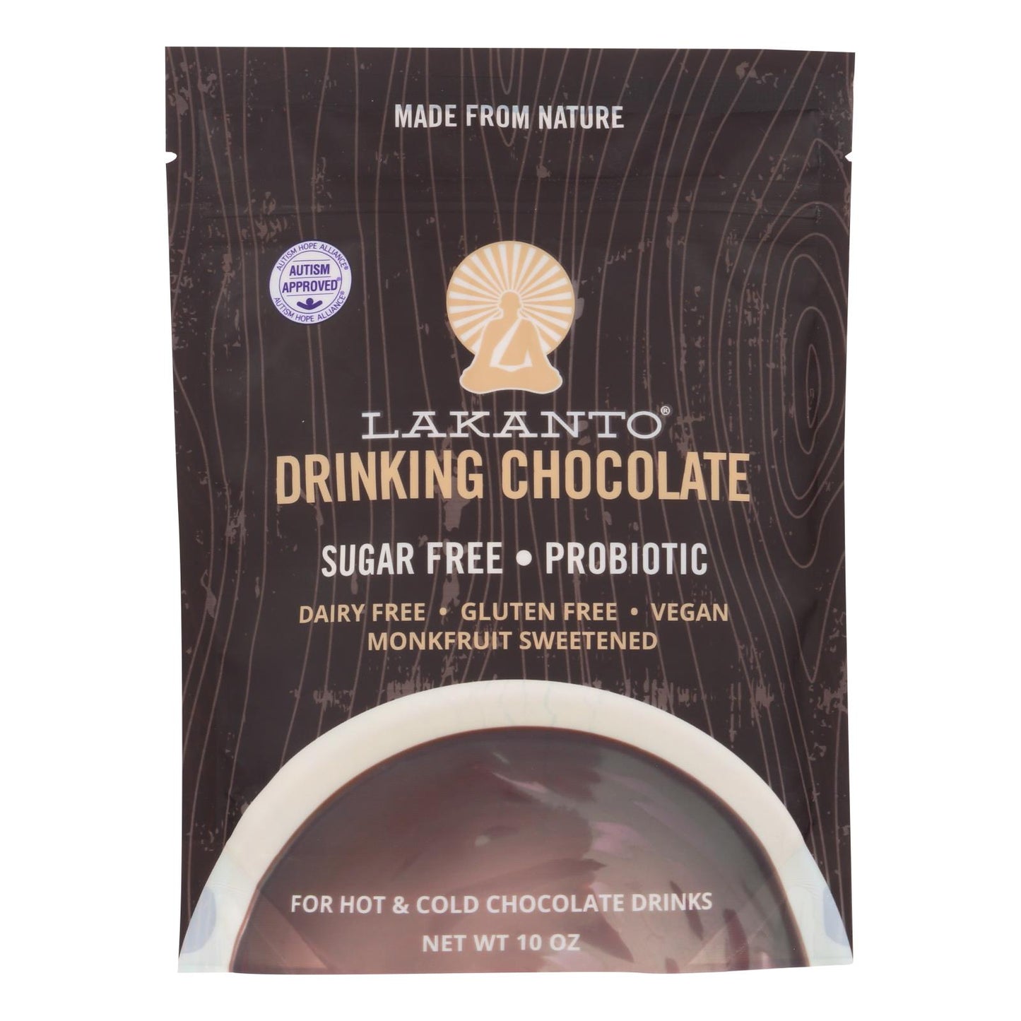 Chocolate para beber Lakanto - Caja de 8 - 10 oz