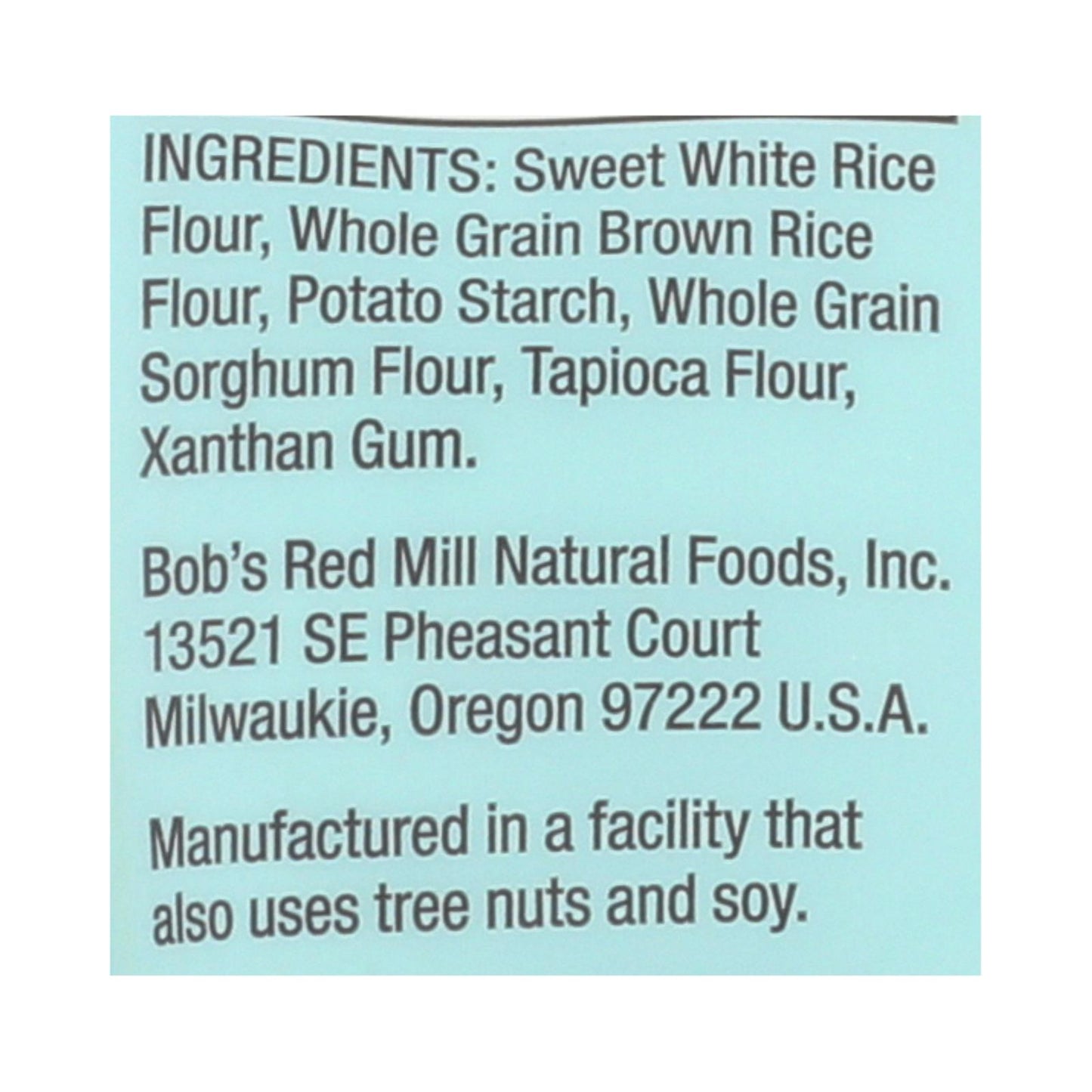 Bob's Red Mill - Harina para hornear 1 a 1 - Caja de 4 - 44 oz