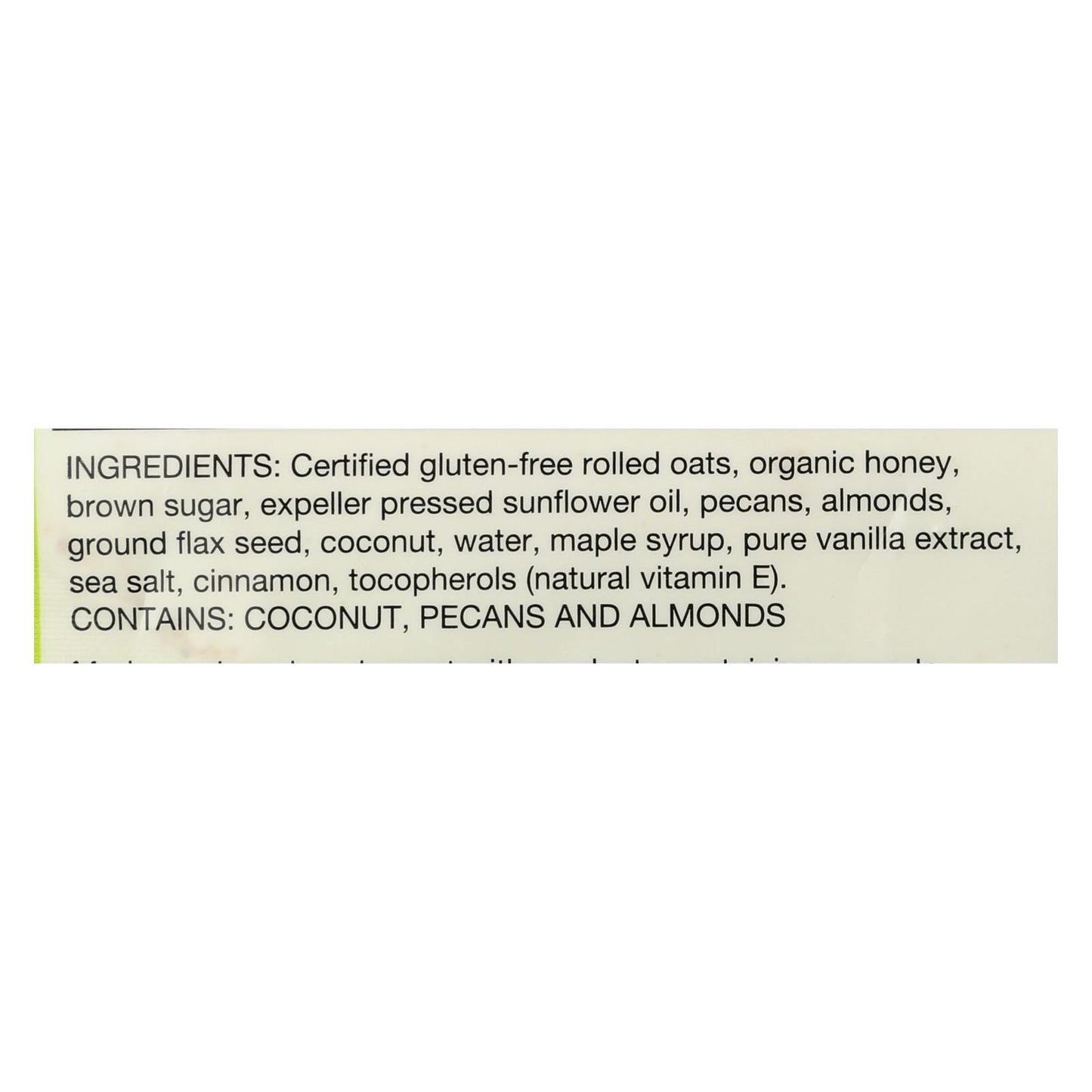 Jessica's Natural Foods Gluten Free Pecan Almond Granola - Case Of 12 - 11 Oz