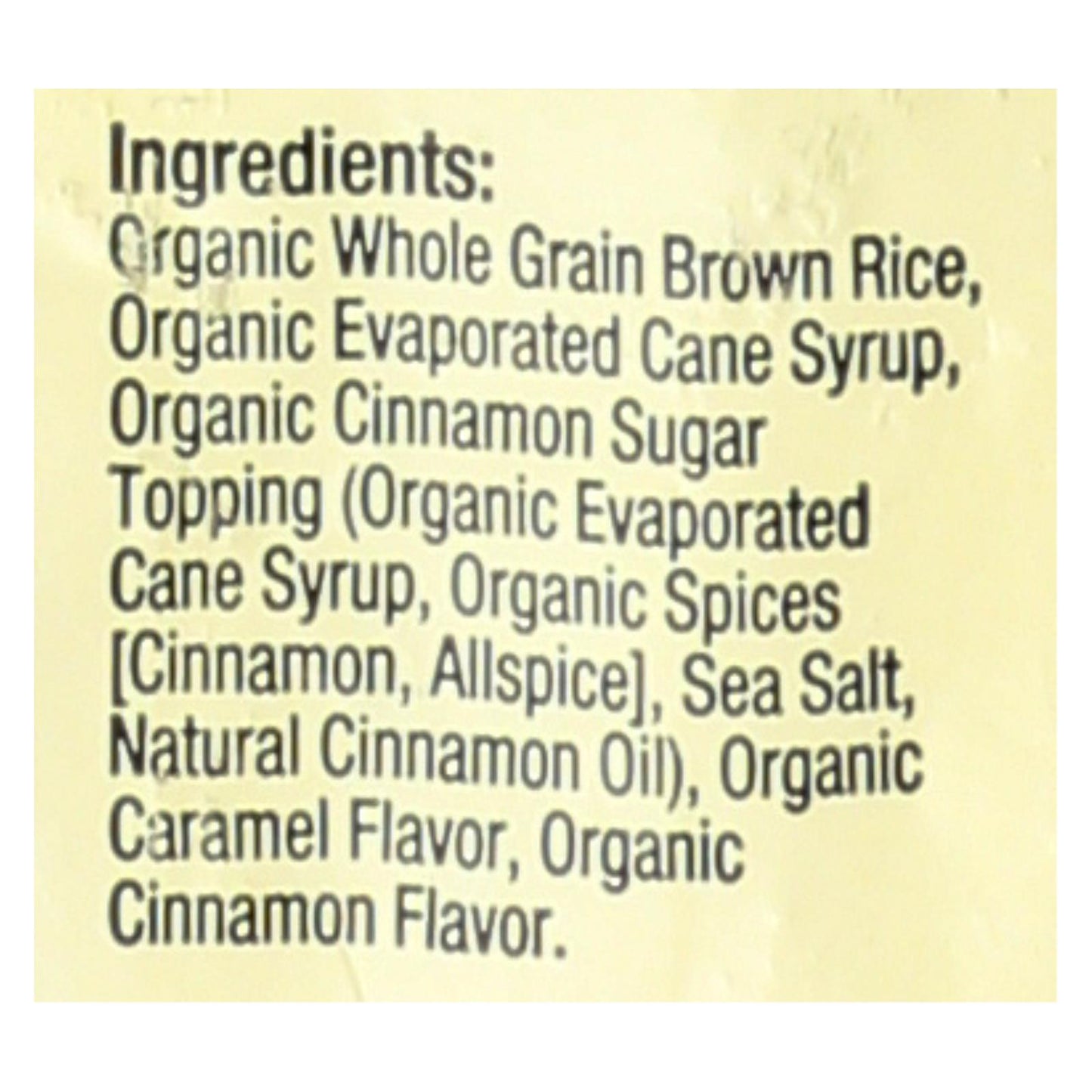 Lundberg Family Farms - Tostadas de arroz con canela - Caja de 6 - 9,5 oz