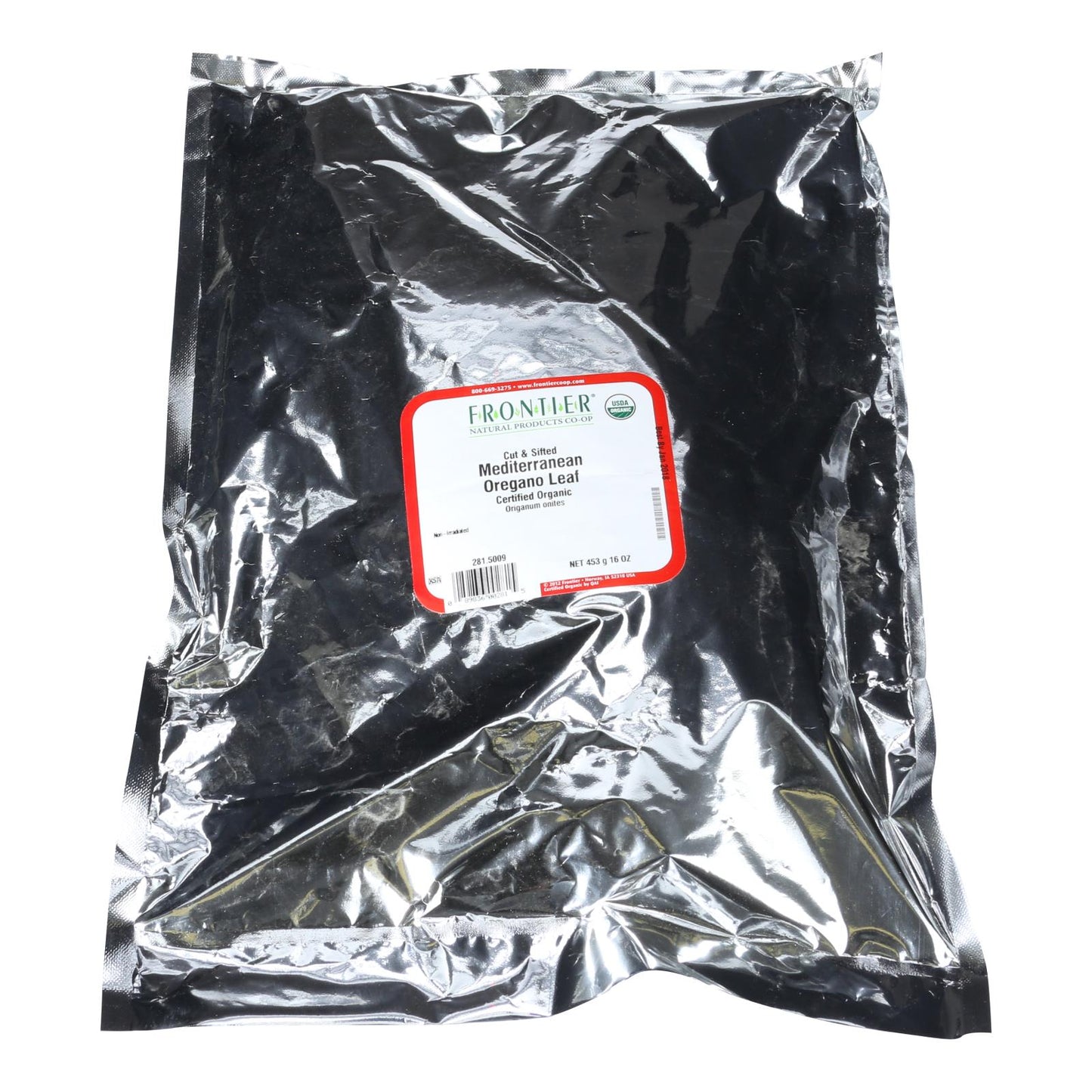 Frontier Herb 牛至叶有机切碎筛分优质级 - 单件散装商品 - 1 磅