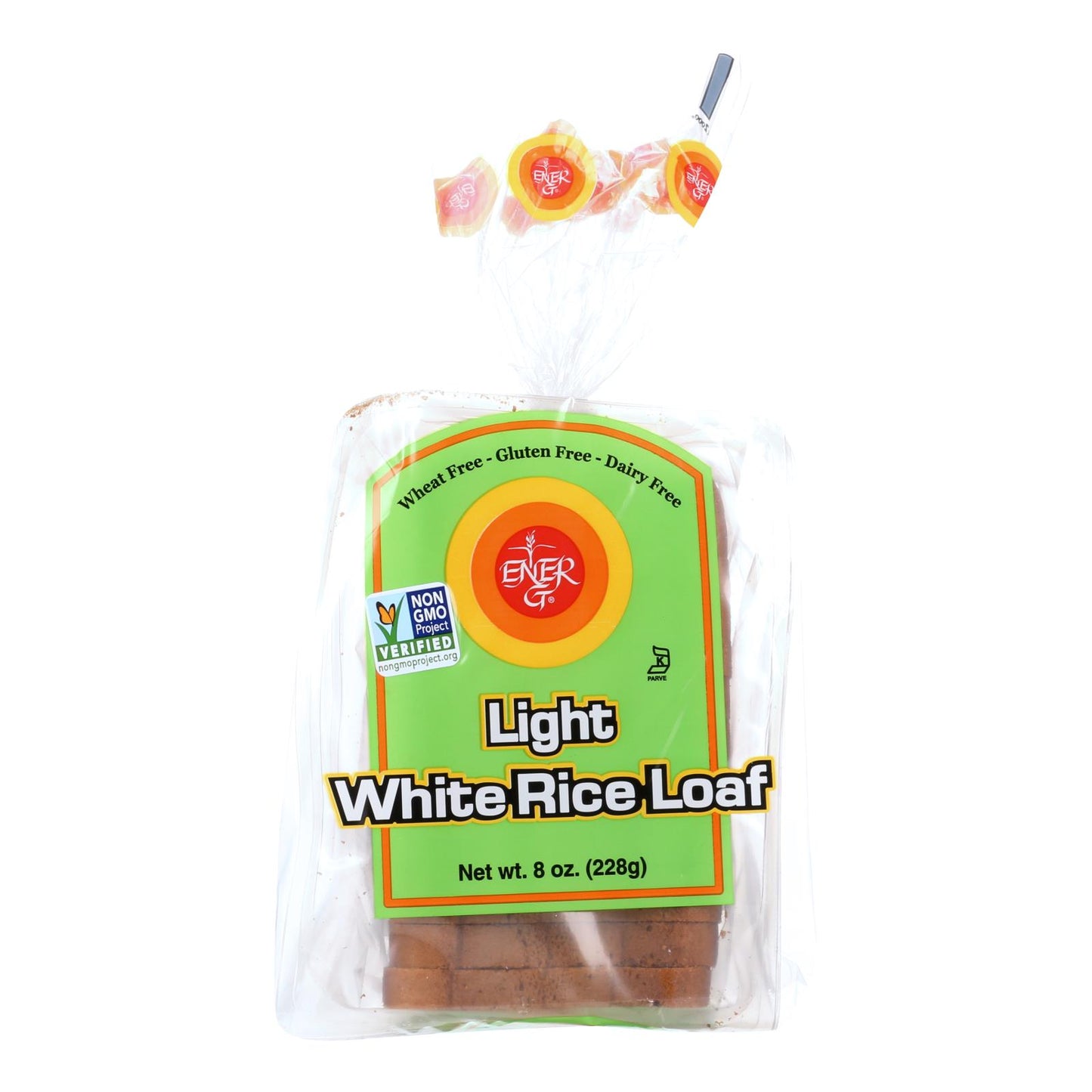Ener-g Foods - Pan - Ligero - Arroz blanco - 8 oz - Caja de 6
