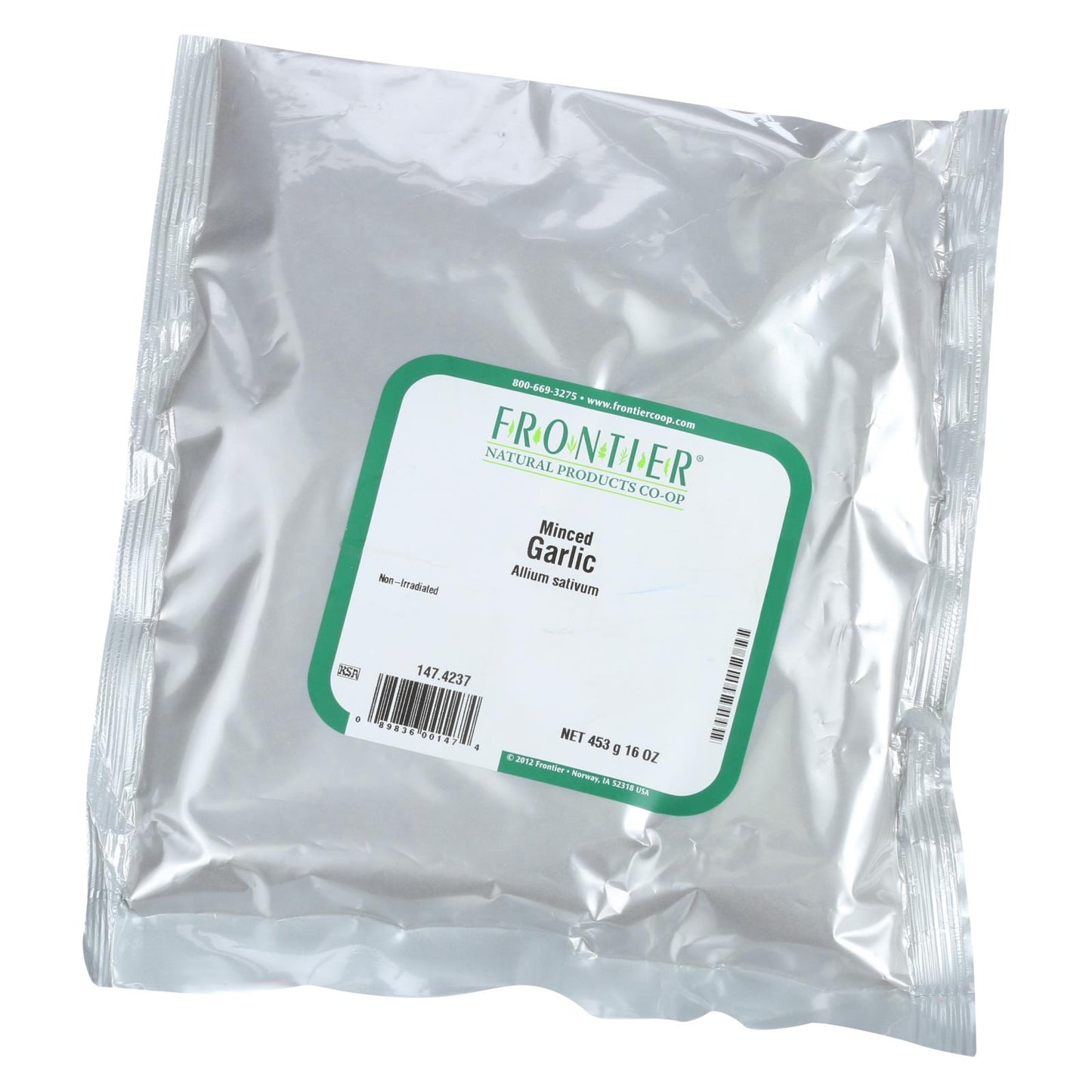 Ajo picado Frontier Herb - Artículo a granel individual - 1 lb