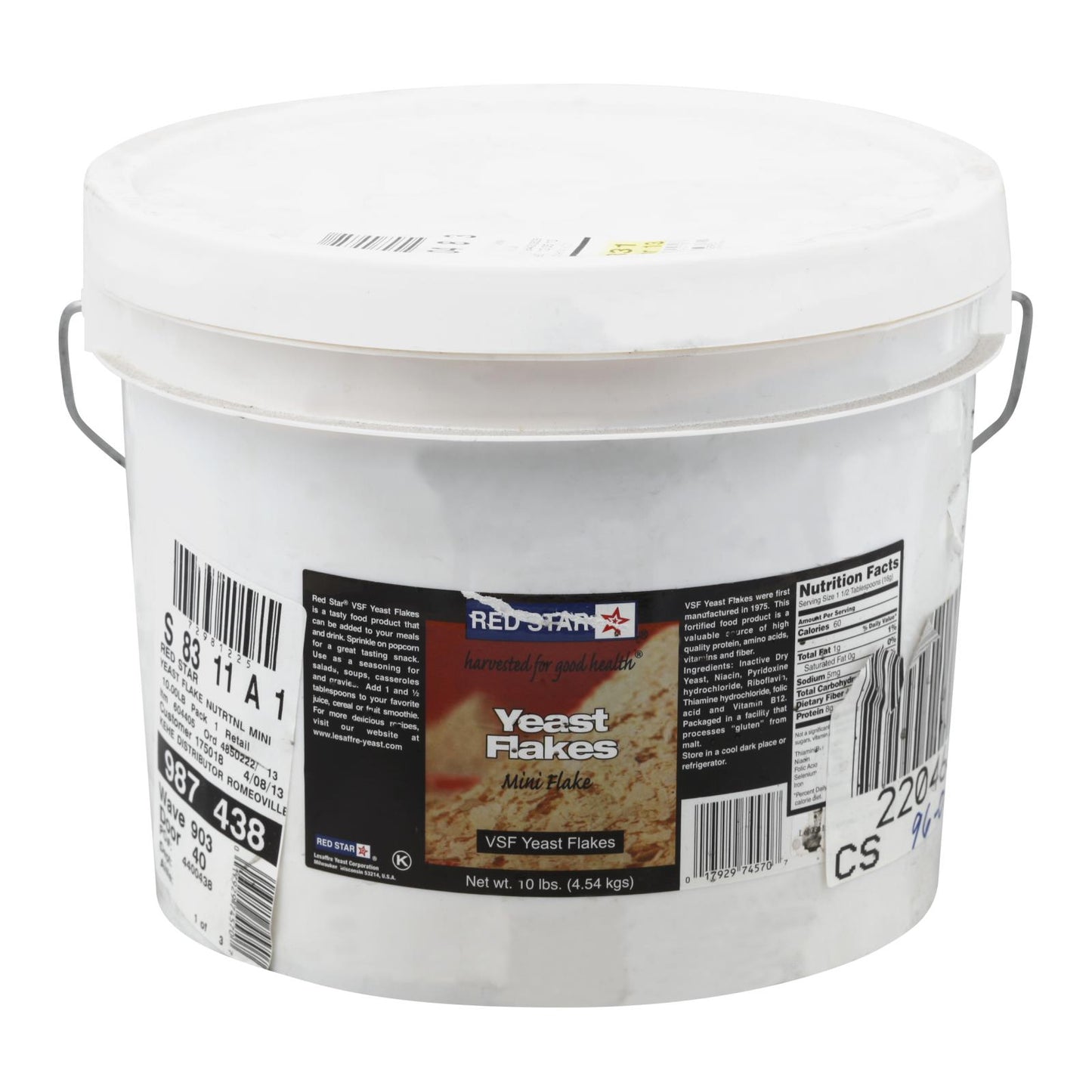 Levadura nutricional Red Star Levadura nutricional - Fórmula de apoyo vegetariano - Mini - 10 lb