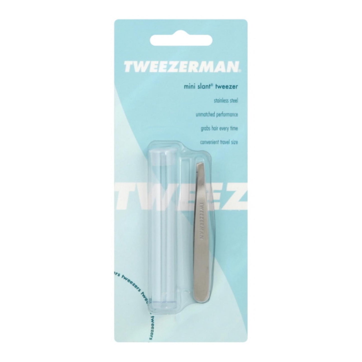 Tweezerman - 迷你斜角经典不锈钢 - 1 支