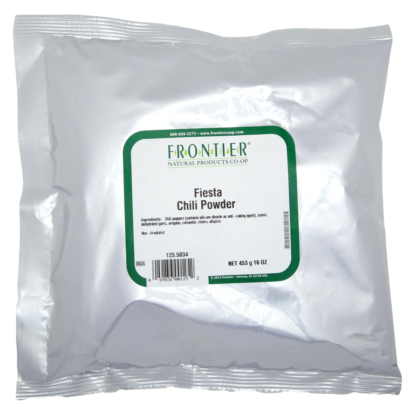 Mezcla de condimentos en polvo de chile Frontier Herb para fiestas: artículo individual a granel, 1 lb