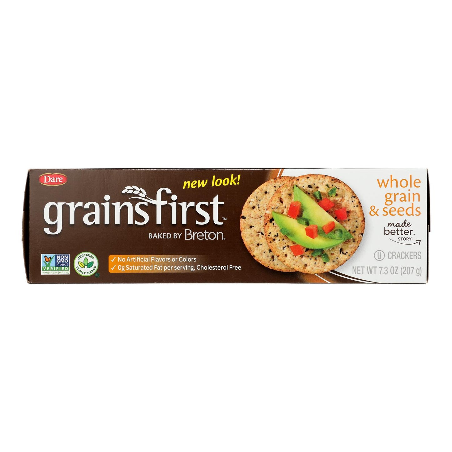 Breton/dare - Galletas Grainsfirst - Caja de 12 - 7.3 oz