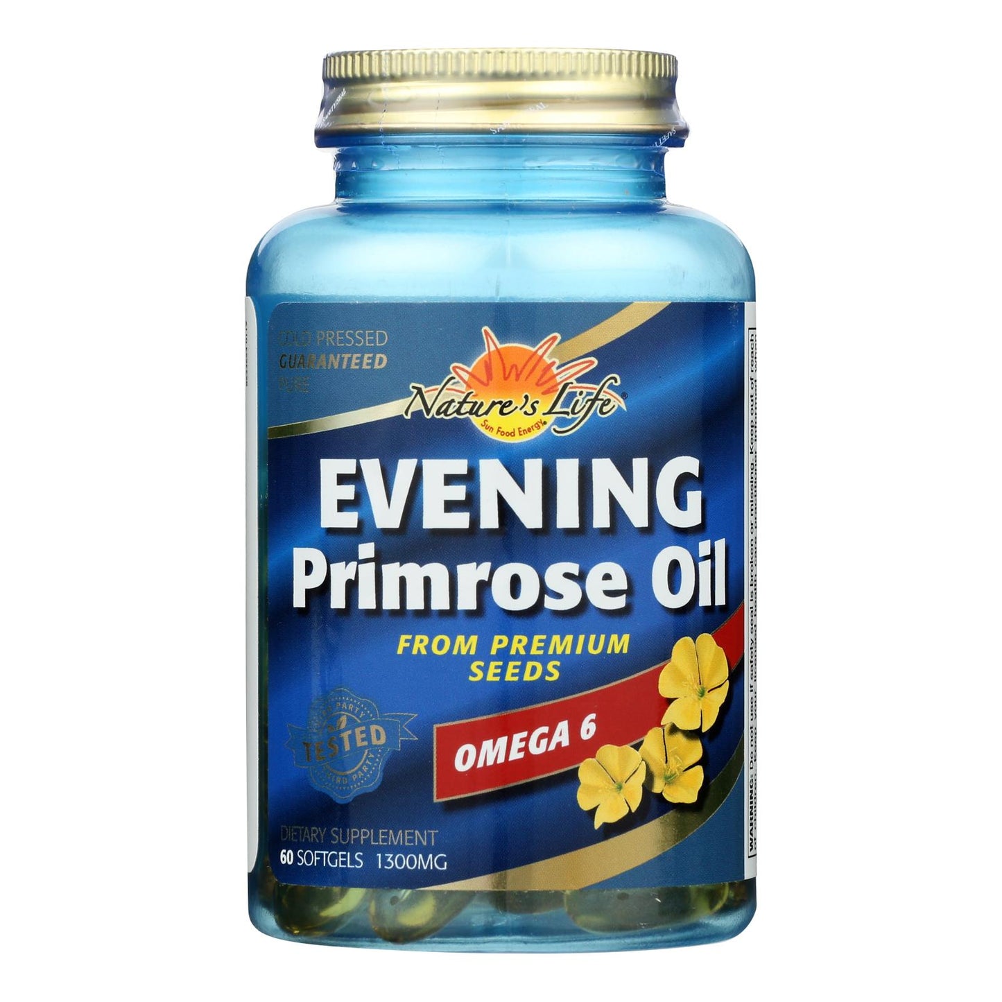 Nature's Life - Epo Omega 6 1300 mg - 1 cada -60 Sgel