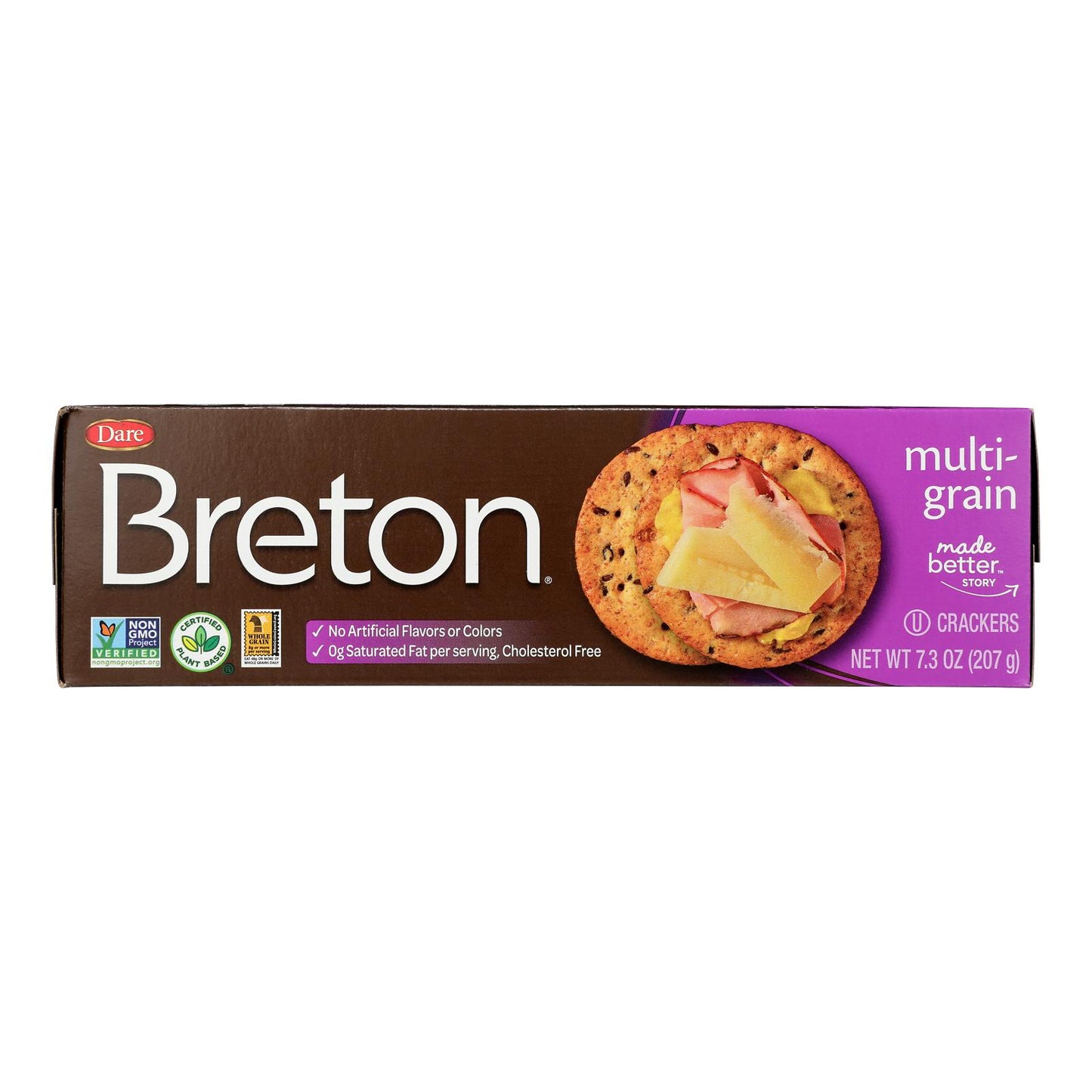 Breton/dare - Galletas multigrano - Caja de 12 - 7,3 oz