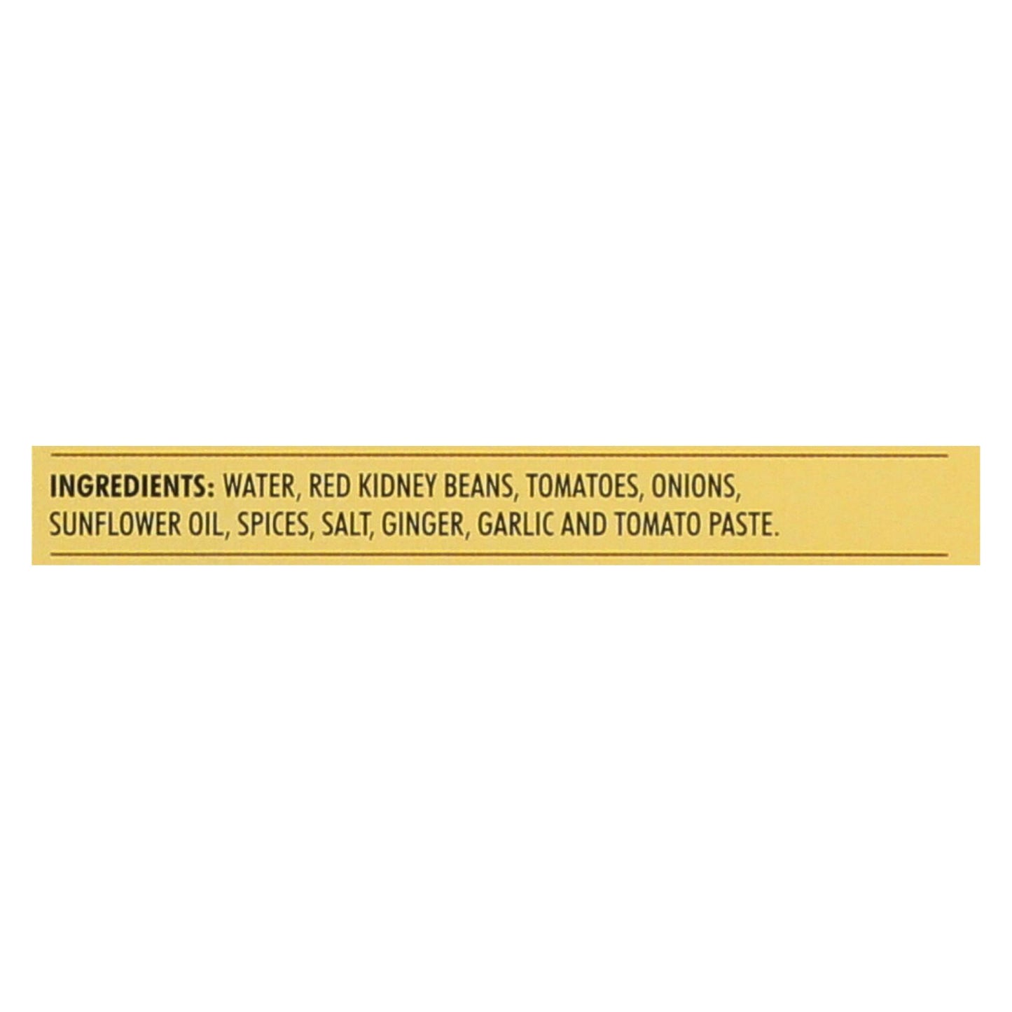 Cena de Kitchen Of India: frijoles rojos al curry, Rajma Masala, 10 oz, caja de 6