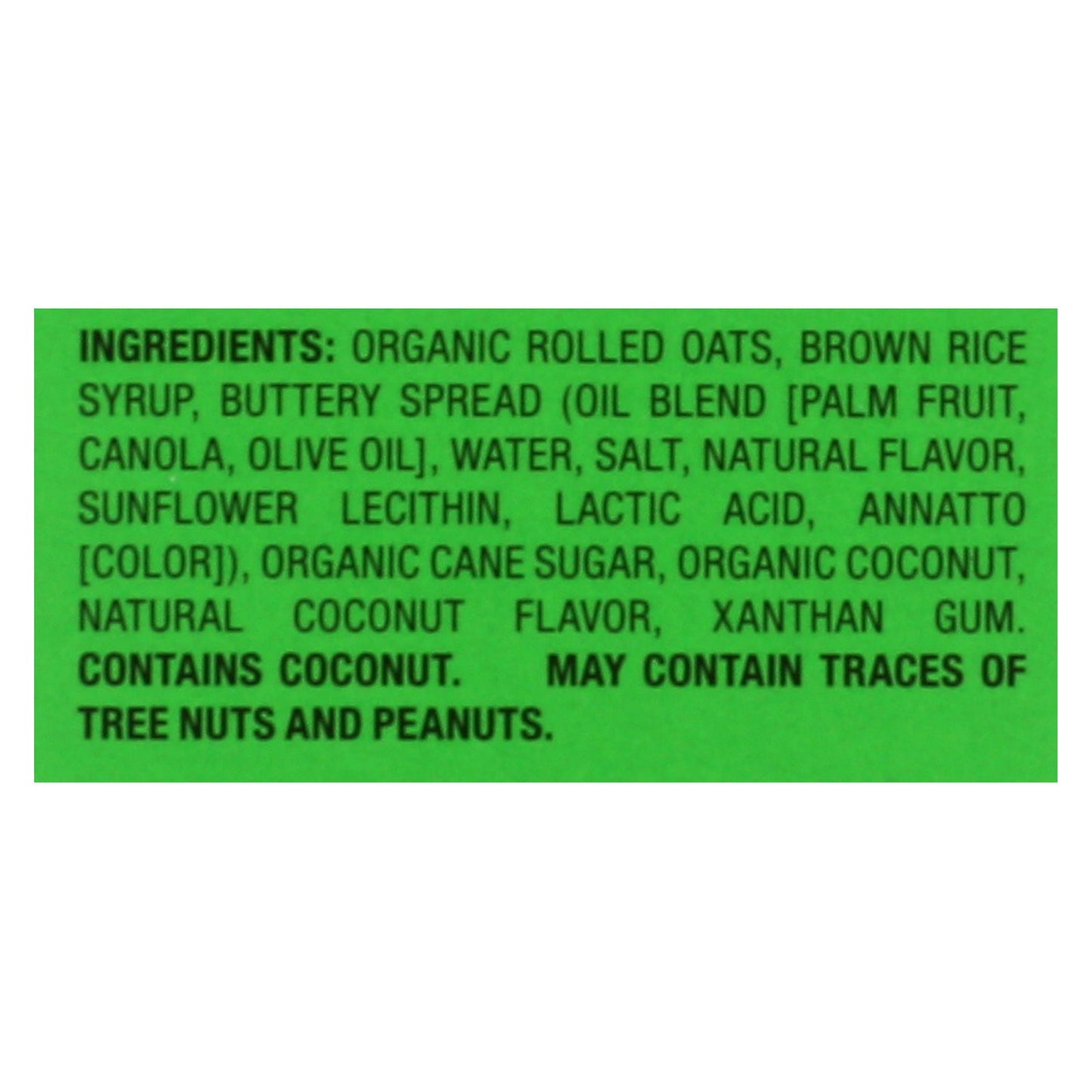 Barras de avena Bobo's - Bocaditos de avena con coco - Caja de 6-5/1.3 oz