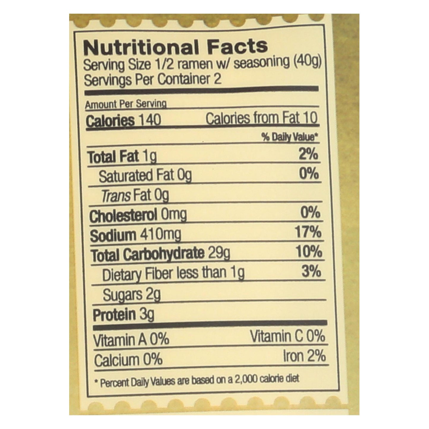 Ramen de Lotus Foods - Orgánico - Arroz con perla de jade - Con sopa de miso - 2,8 oz - Caja de 10