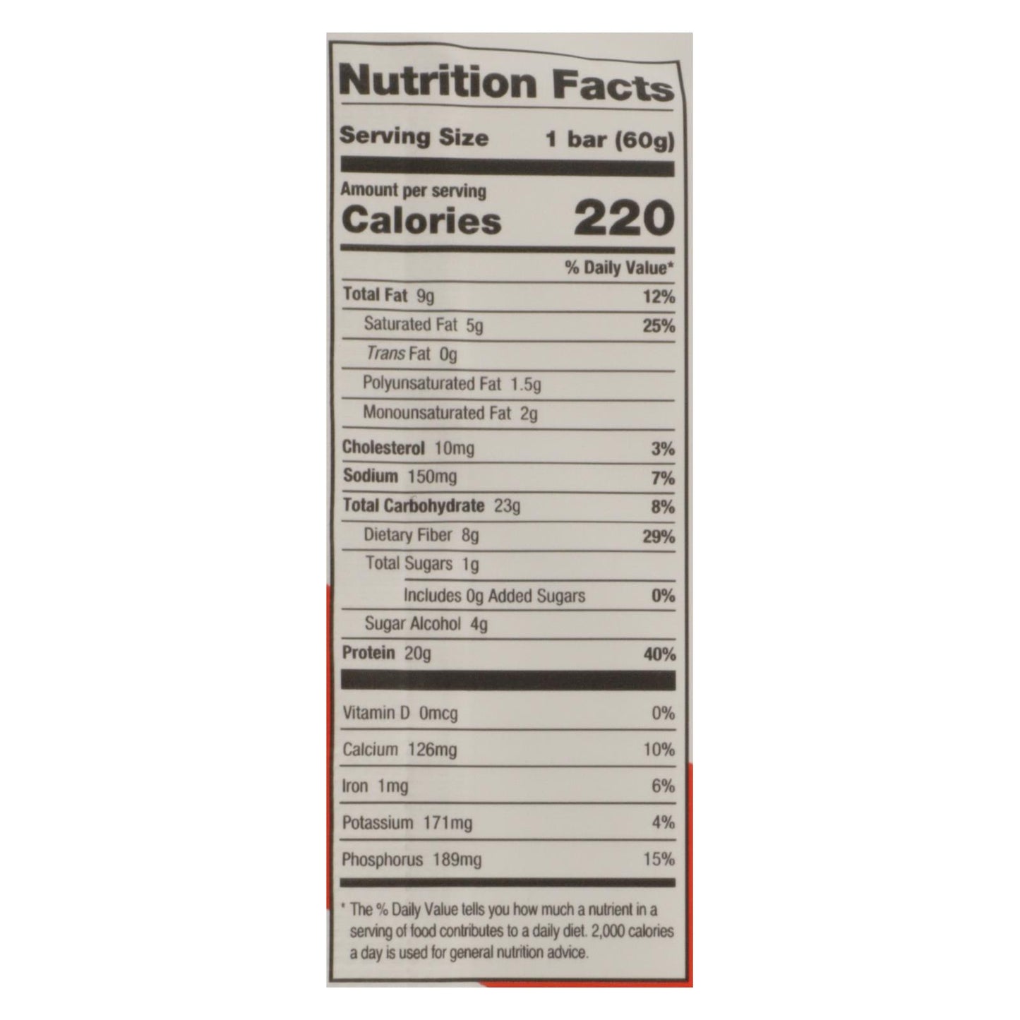 One Bar - Barrita de proteína con sabor a mantequilla de maní - Caja de 12 - 60 gr