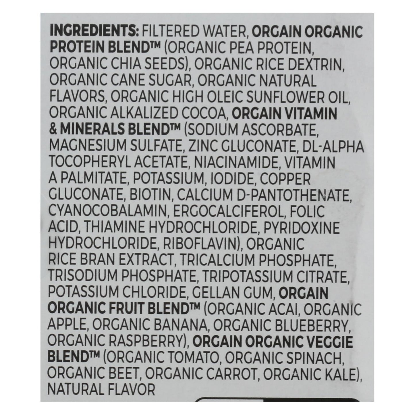 Batidos nutritivos veganos orgánicos Orgain - Chocolate suave - Caja de 3 - 4/11 Fz
