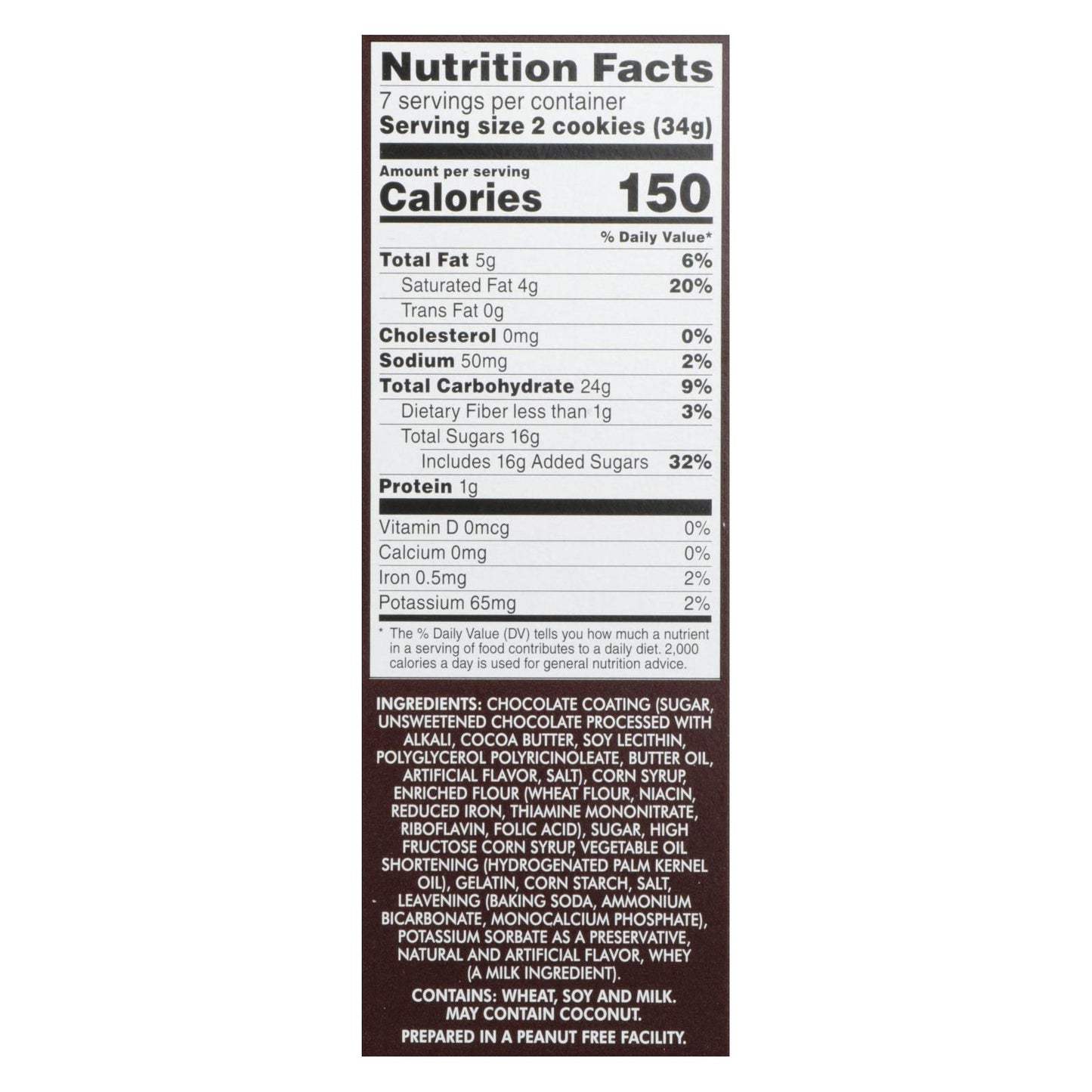 Dare Whippet Pure Chocolate - Original - Case Of 12 - 8.8 Oz.