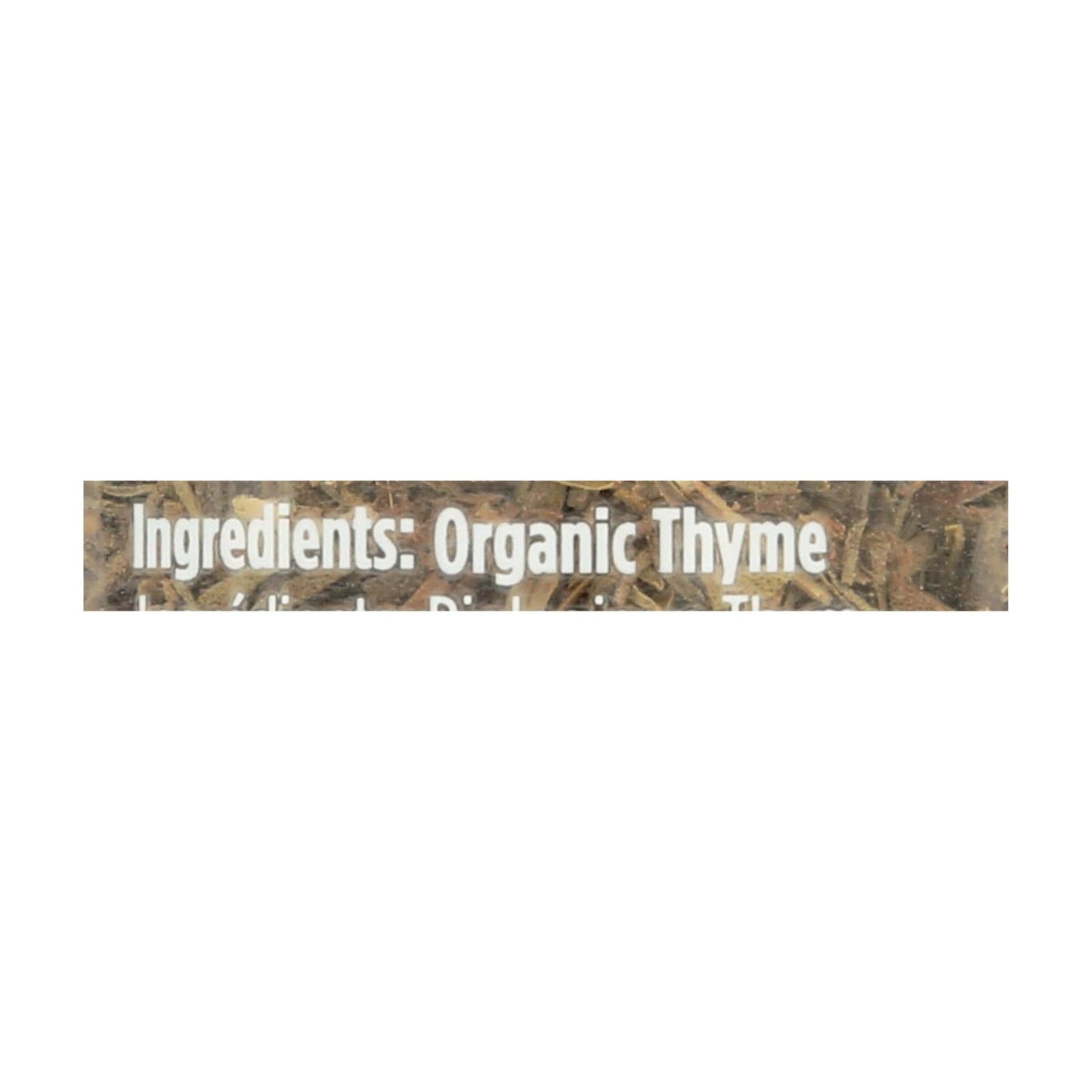 Spicely Organics - Tomillo orgánico - Caja de 3 - 0,6 oz.