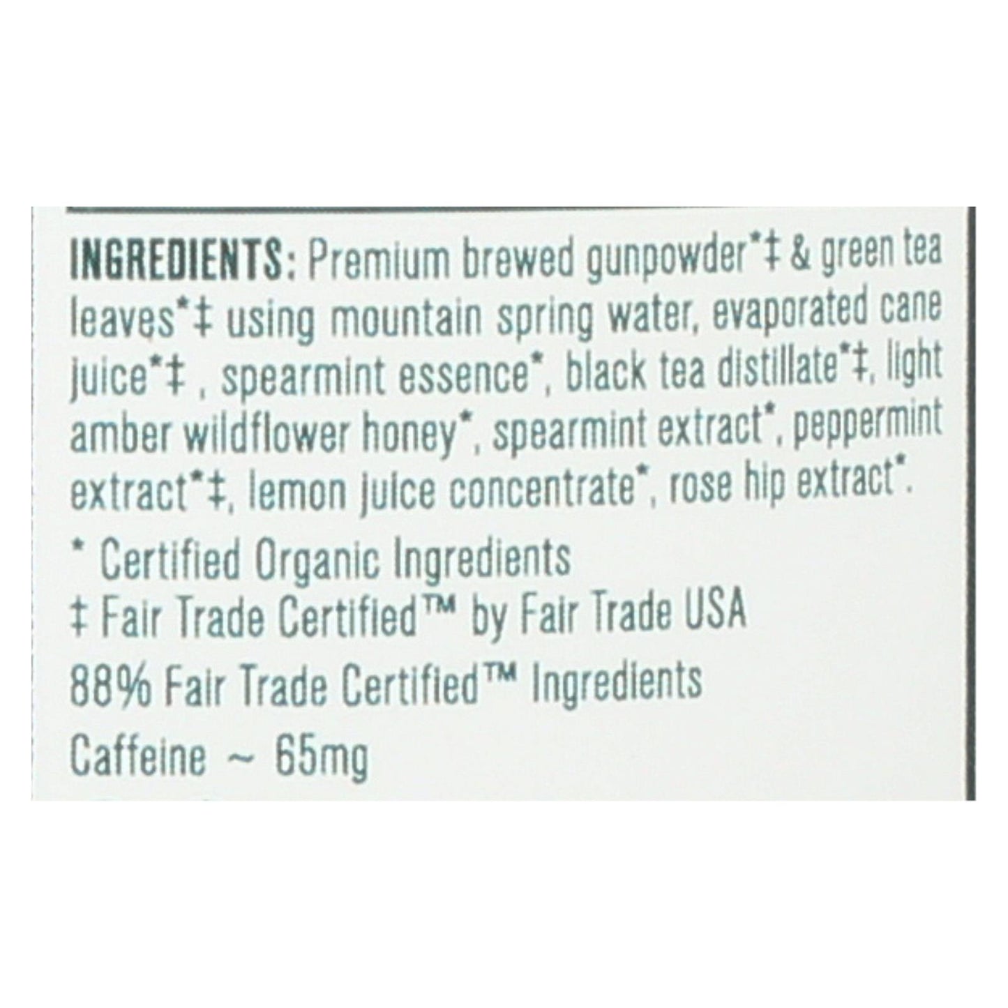 Seven Teas Tea Marrakesh Mint Gunpowder - Case Of 12 - 16 Fz