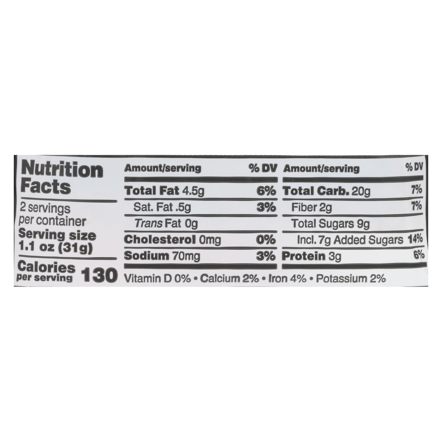 Comida real de Kate - Barra de almendras Chy oscuras Hndl - Caja de 12 - 2,2 oz