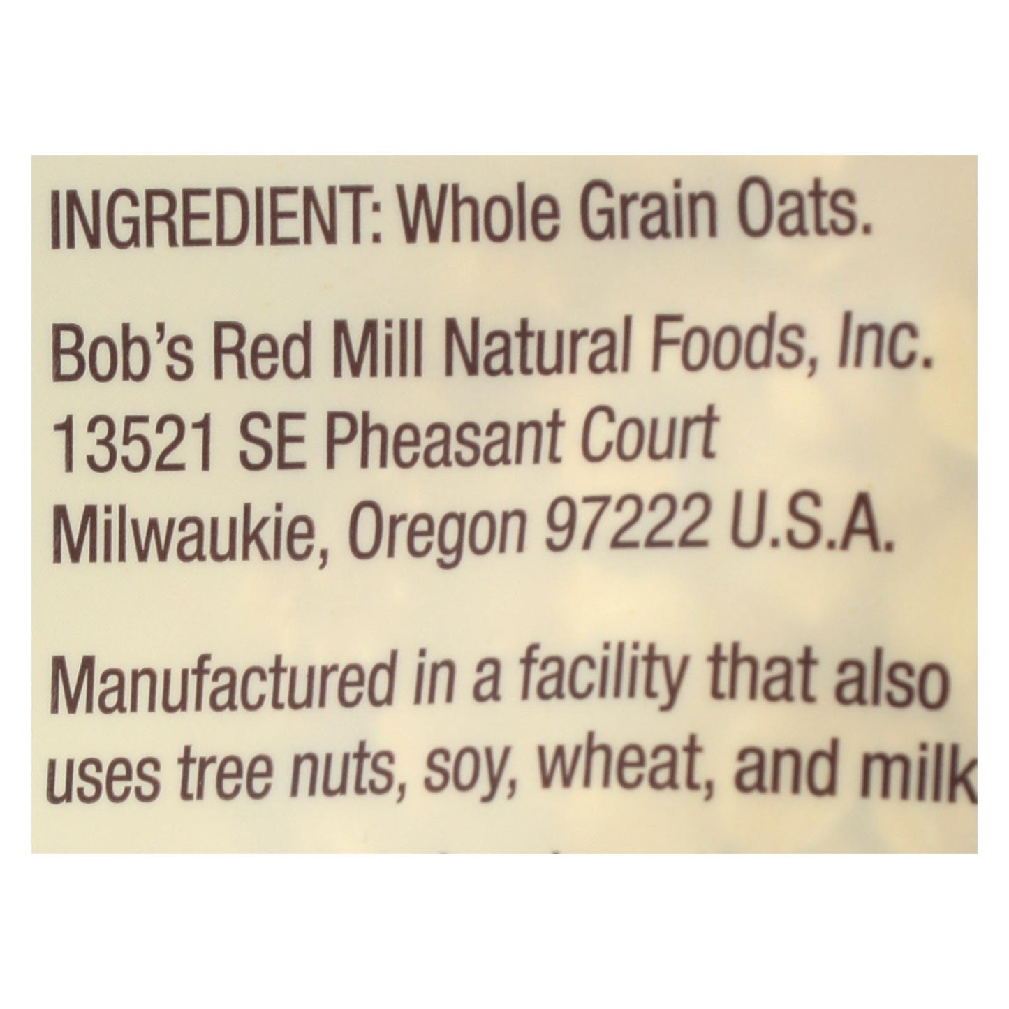 Bob's Red Mill - Avena laminada - Extra gruesa - Caja de 4 - 32 oz.
