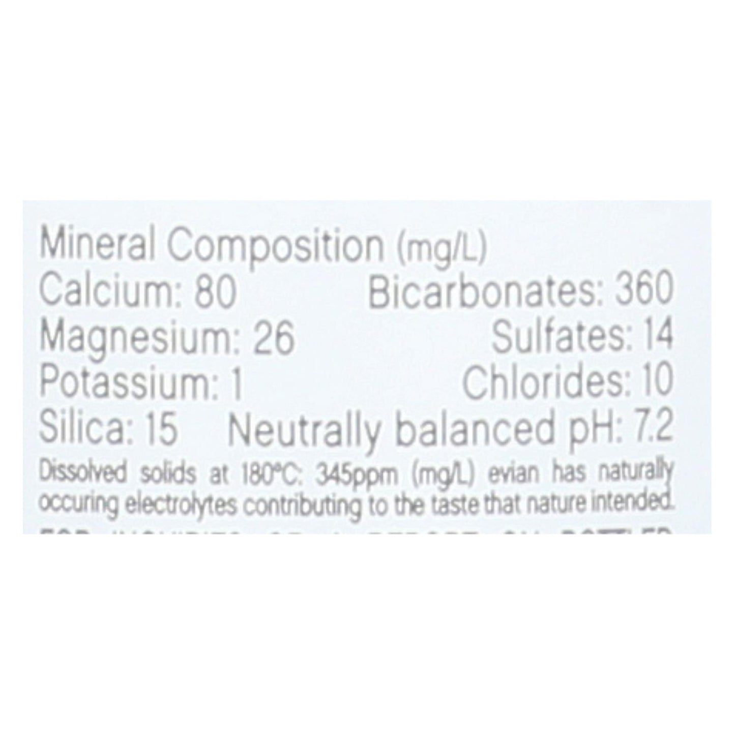 Agua de manantial Evians Agua de manantial Plástica - Agua - Caja de 24 - 500 ml