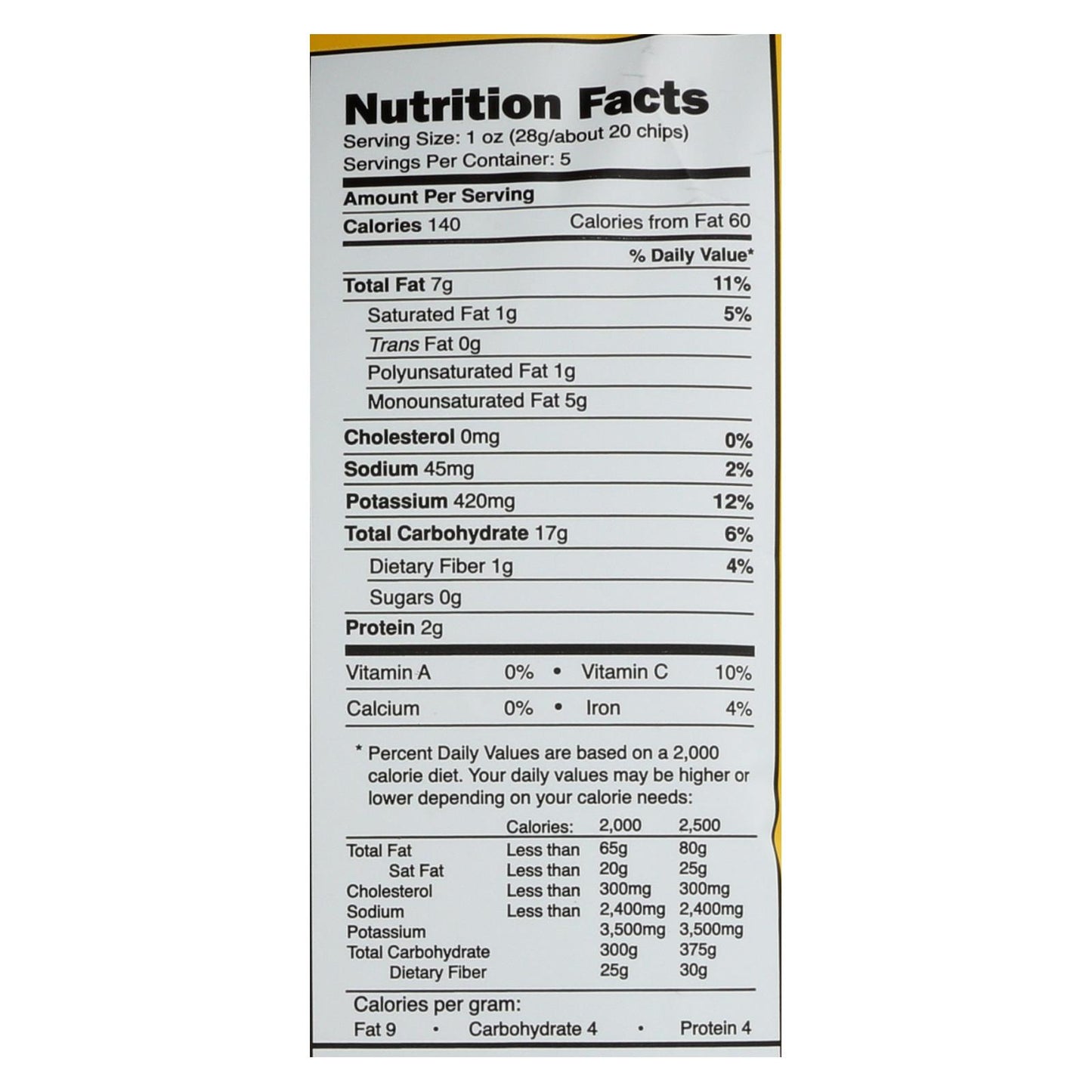 Patatas fritas Good Health Kettle - Aceite de oliva y romero - Caja de 12 - 5 oz.