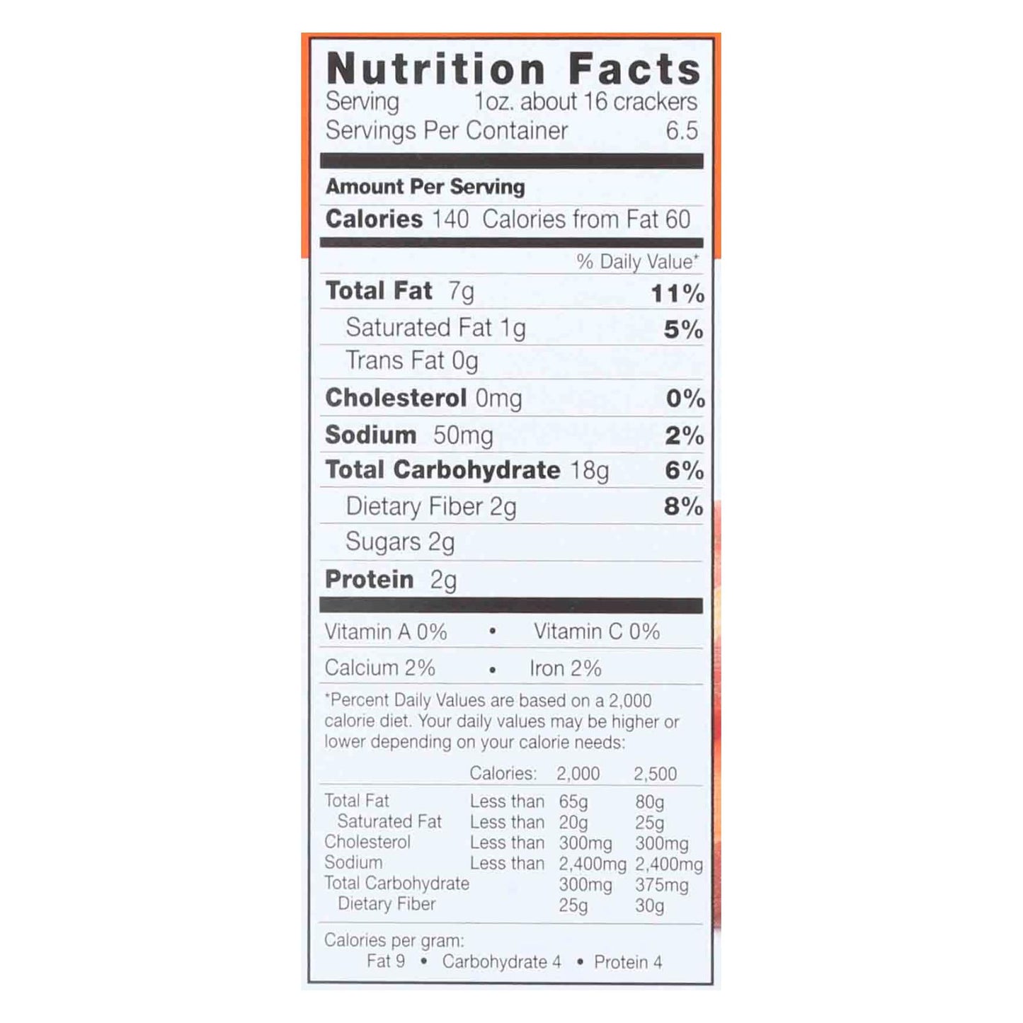 Rw Garcia 3 Seed Sweet Potato Crackers - Case Of 6 - 6.5 Oz