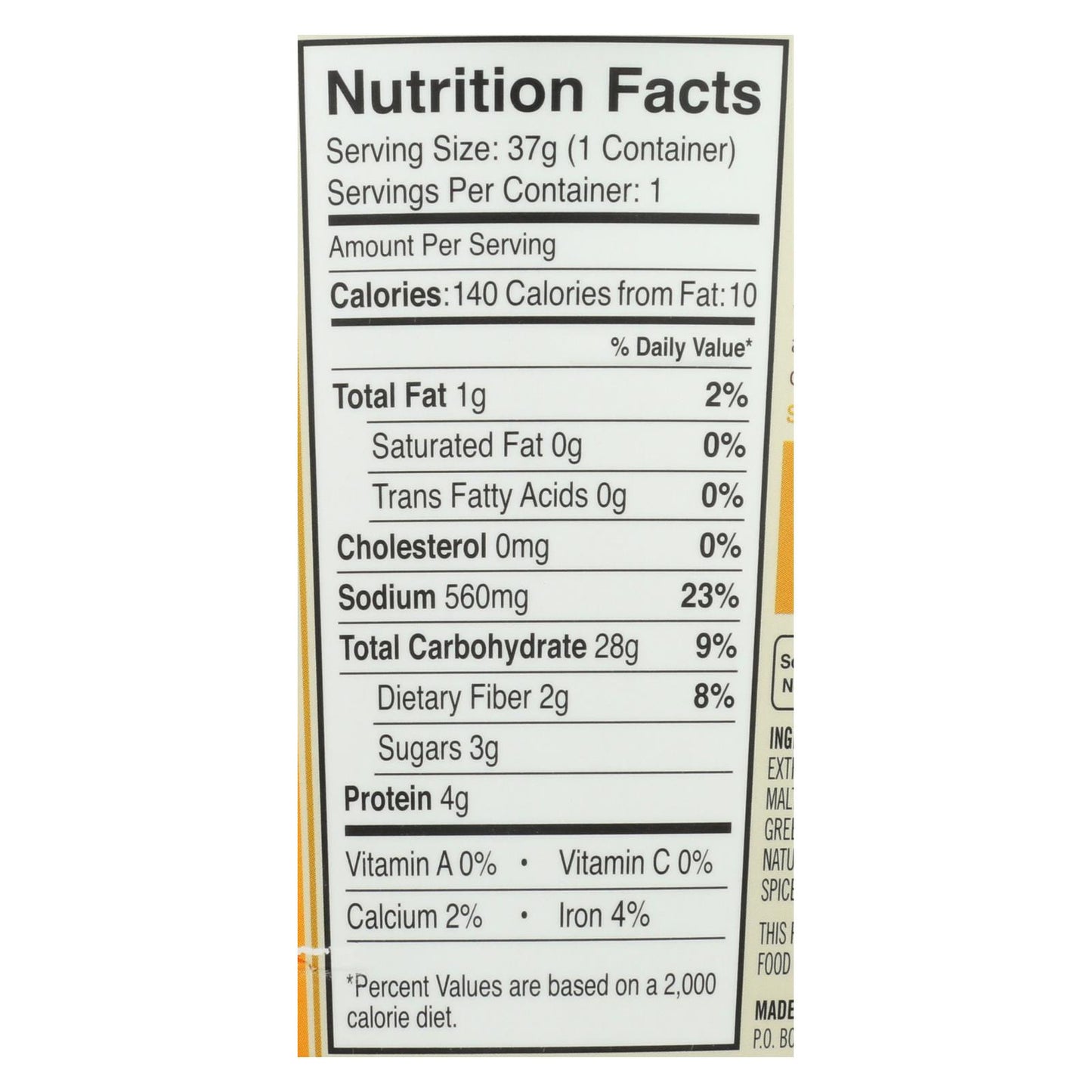 Sopa asiática de fideos de arroz del Dr. McDougall - Pollo con sésamo - Caja de 6 - 1.3 oz.