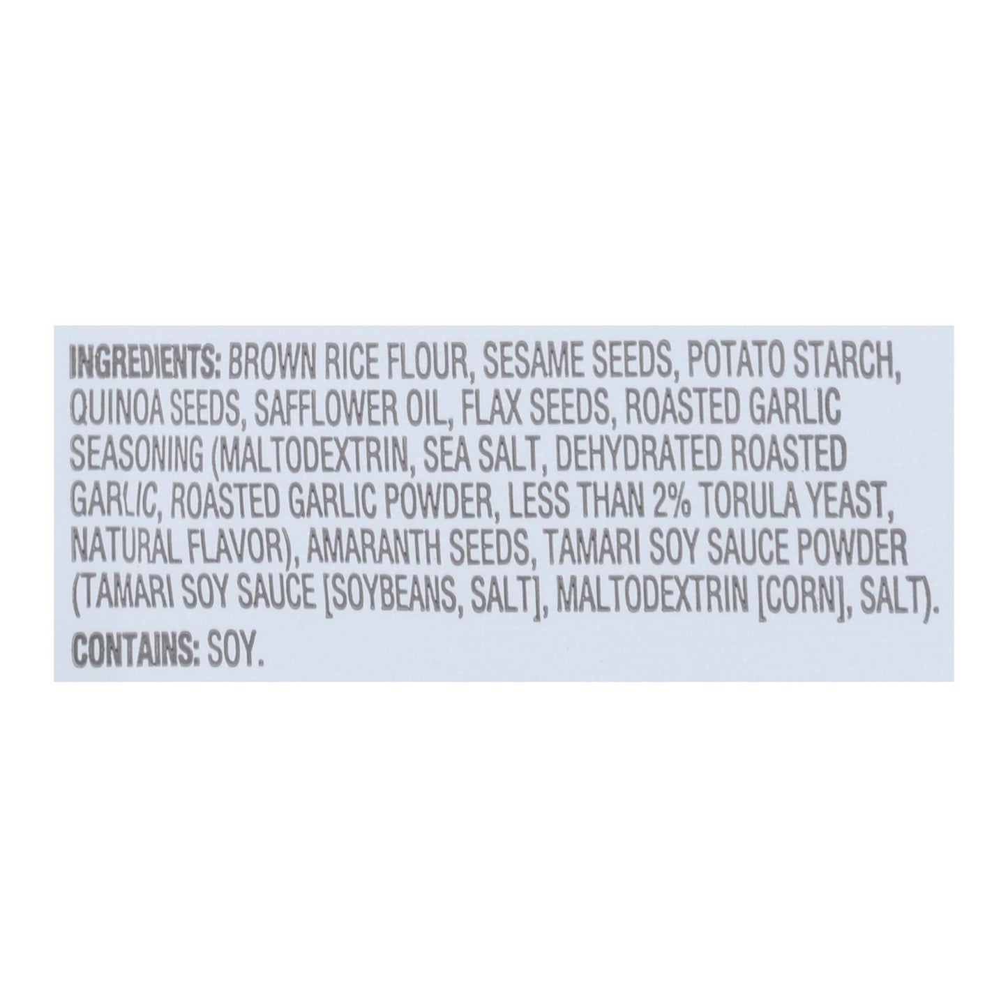 Crunchmaster - Multiseed Crckr Rst Garlc - Caja de 12 - 4 oz