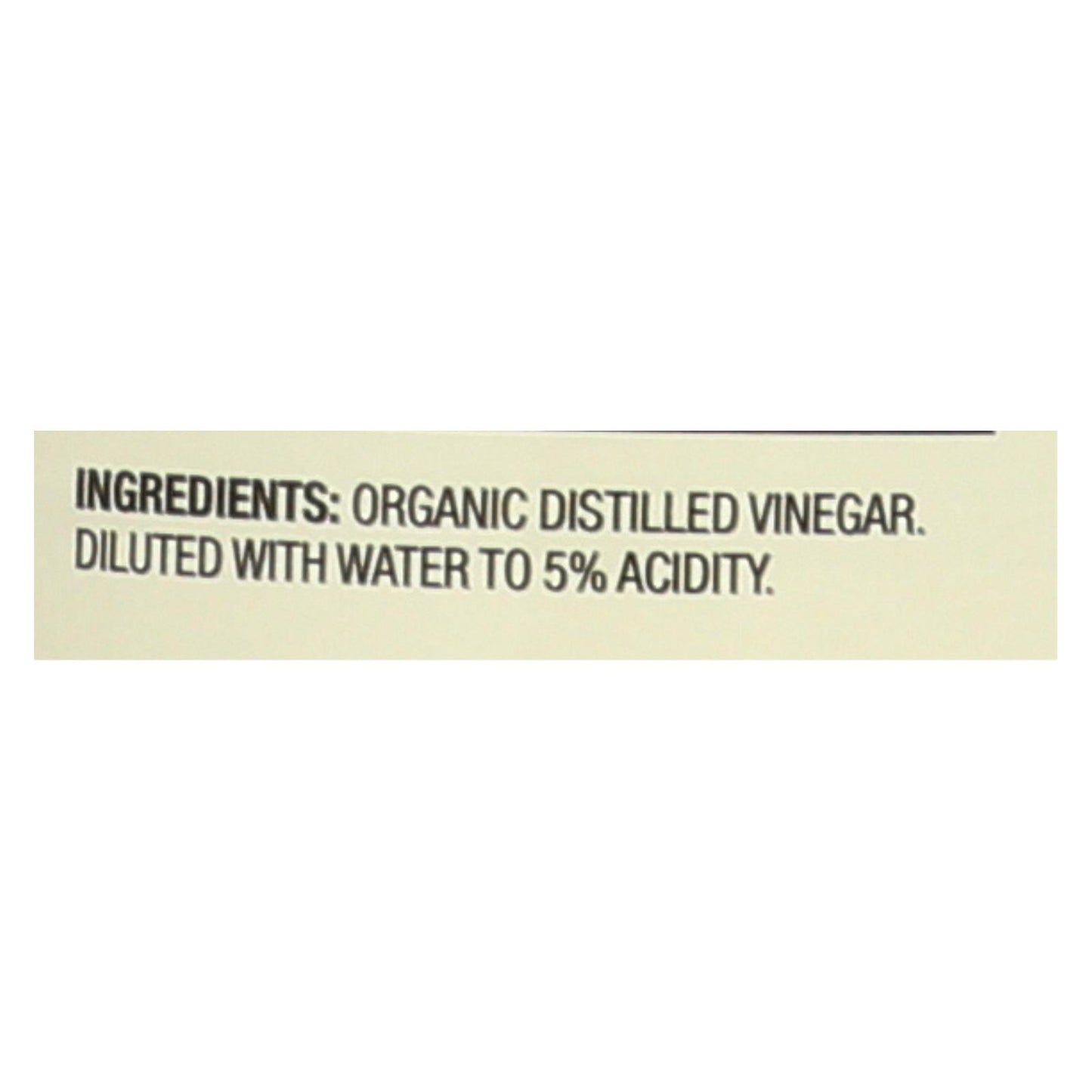 Vinagre blanco destilado orgánico Spectrum Naturals - Caja de 12 - 32 fl oz.