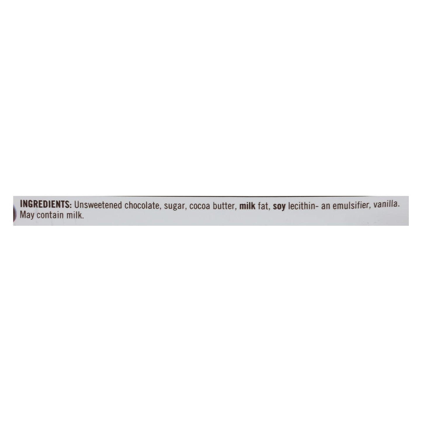Chips de chocolate para hornear Ghirardelli Cacao Bittersweet - Caja de 12 - 10 oz.