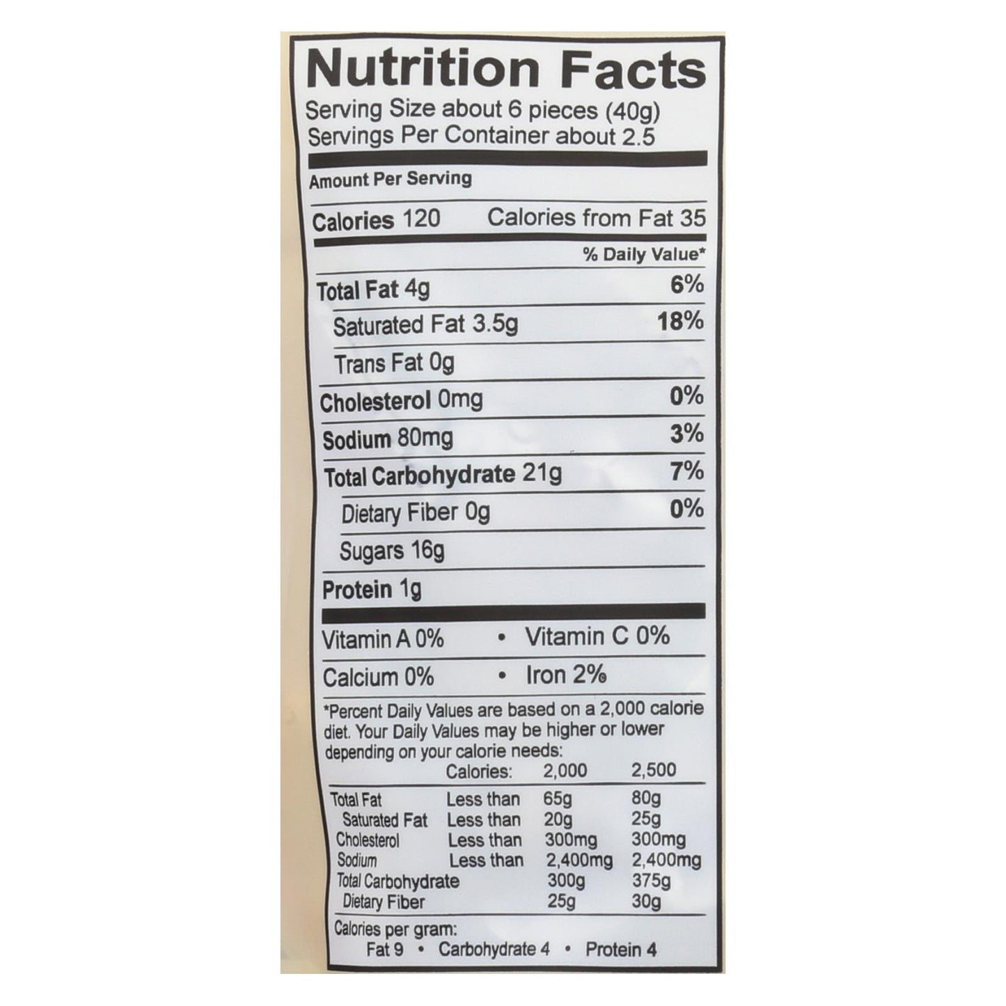 Cocomel - Caramelos de leche de coco orgánicos - Originales - Caja de 6 - 3.5 oz.