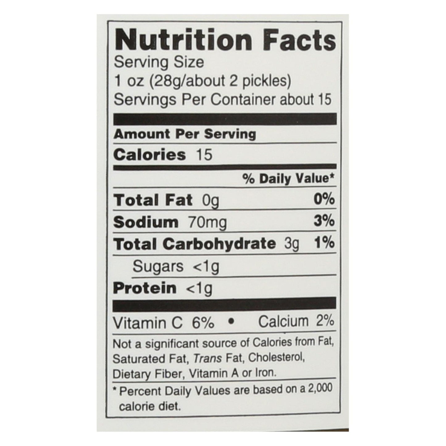 Rick's Picks El encurtido del pueblo - Caja de 6 - 24 oz.