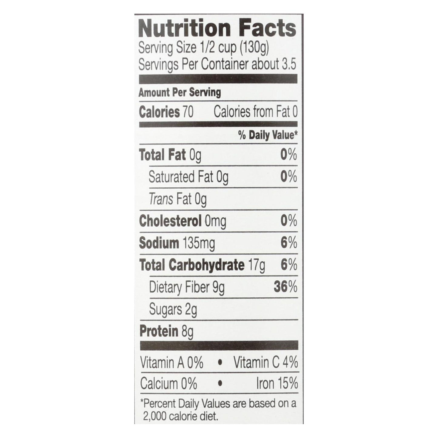 Westbrae Foods 有机扁豆 - 12 盒装 - 15 盎司。