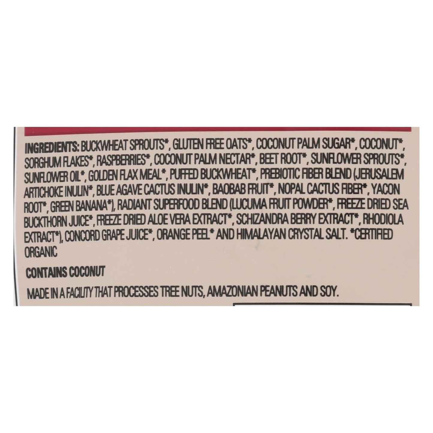 Living Intentions Activated Superfood Cereal - Case Of 6 - 9 Oz
