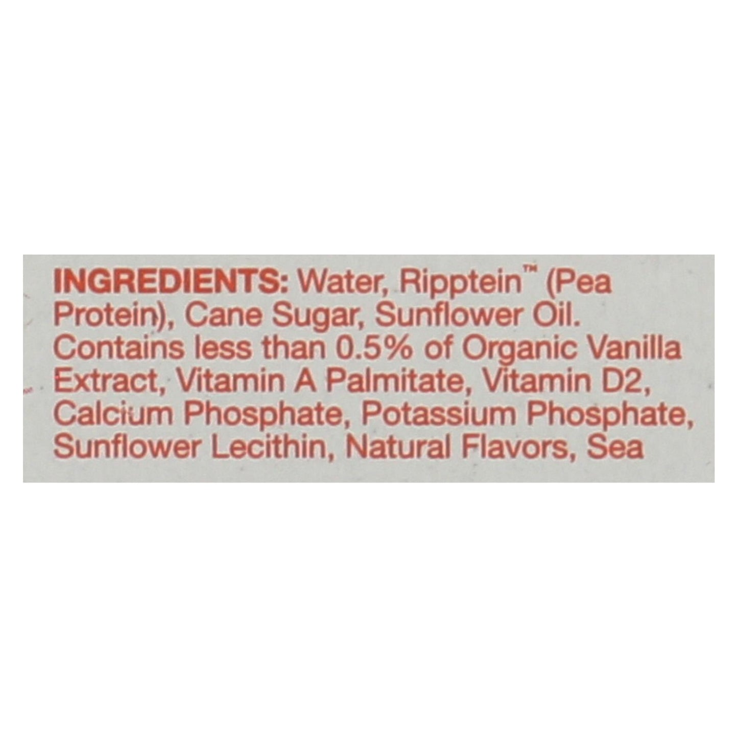 Ripple Foods Ripple Aseptic Vanilla Plant Based With Pea Protein - Case Of 4 - 4/8 Fz